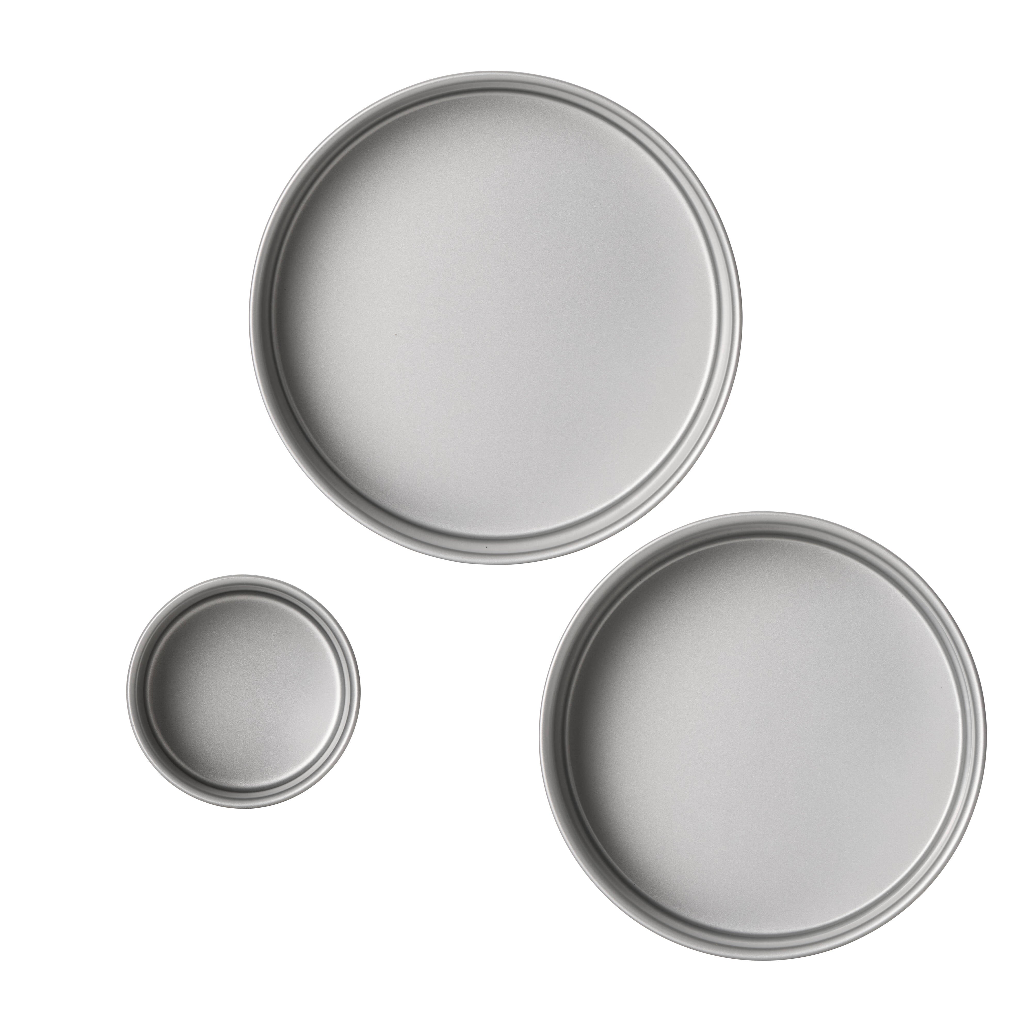 Davis & Waddell Non-Stick Round Cake Pan 3 Piece Set Cream