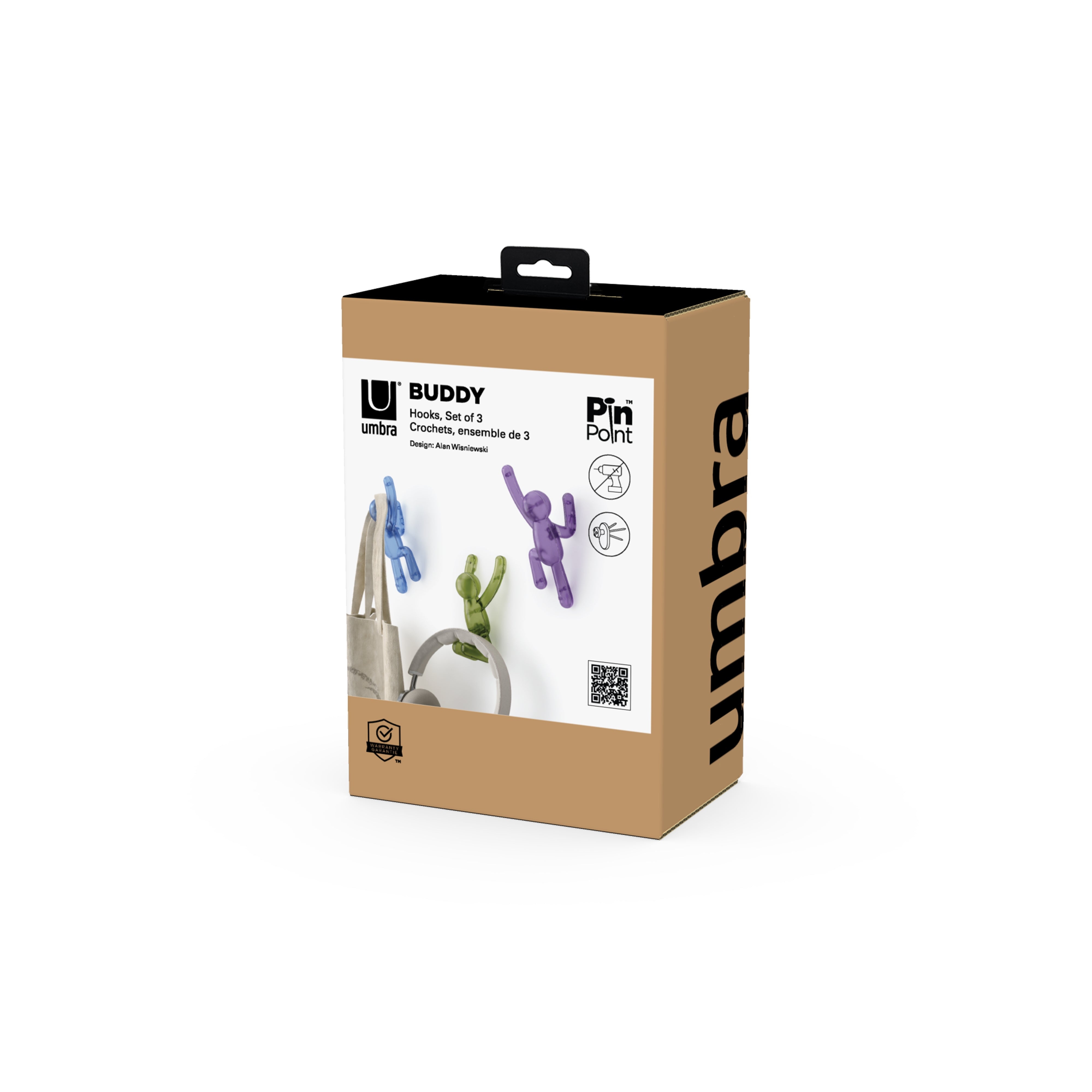 Umbra Buddy Pin-Point Hook Assorted