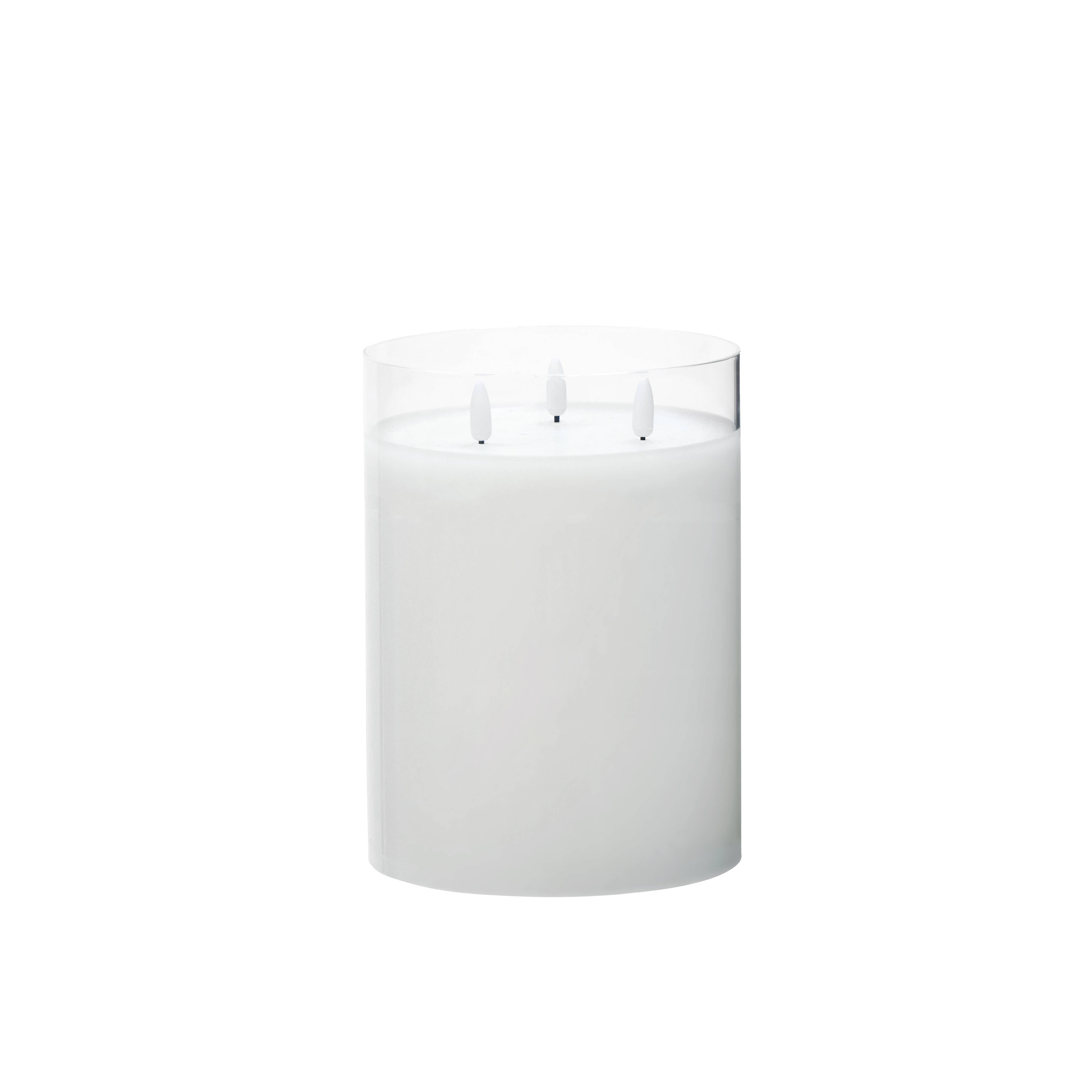 Rogue Glass Triflame Candle Clear 20cm