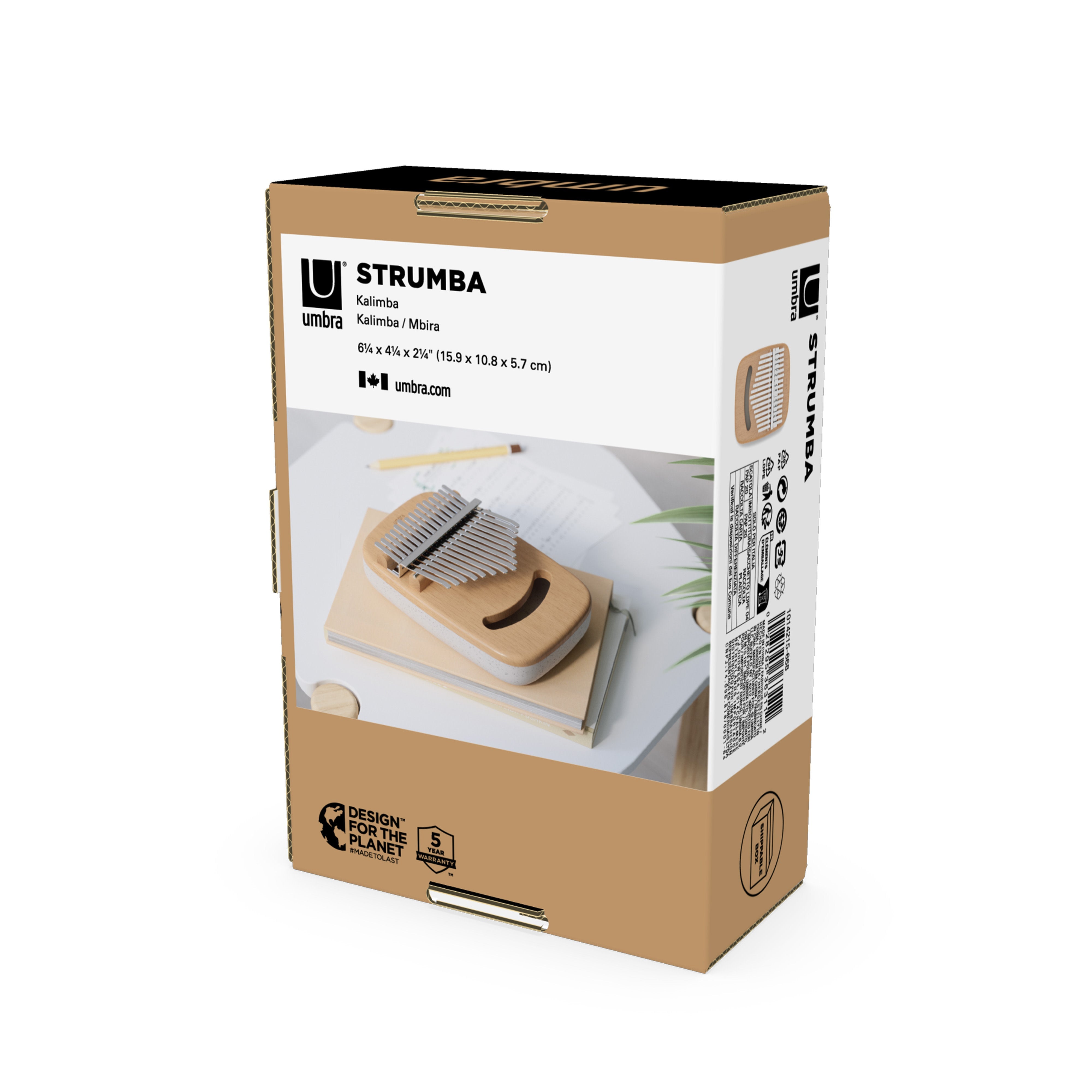 Umbra Strumba Kalimba White & Natural