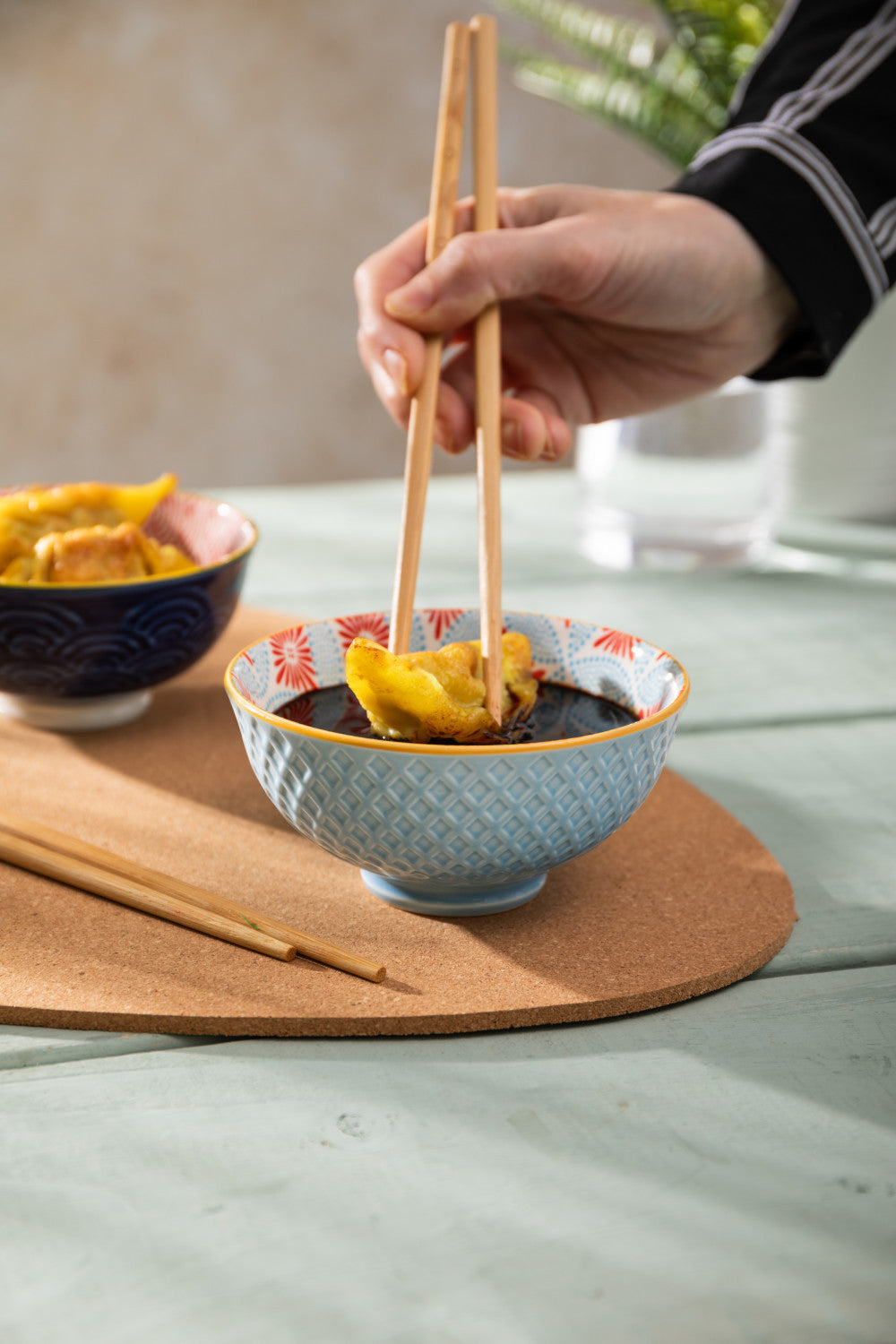 Mikasa Stoneware Nibble Bowl 12cm (Blue Mosaic)