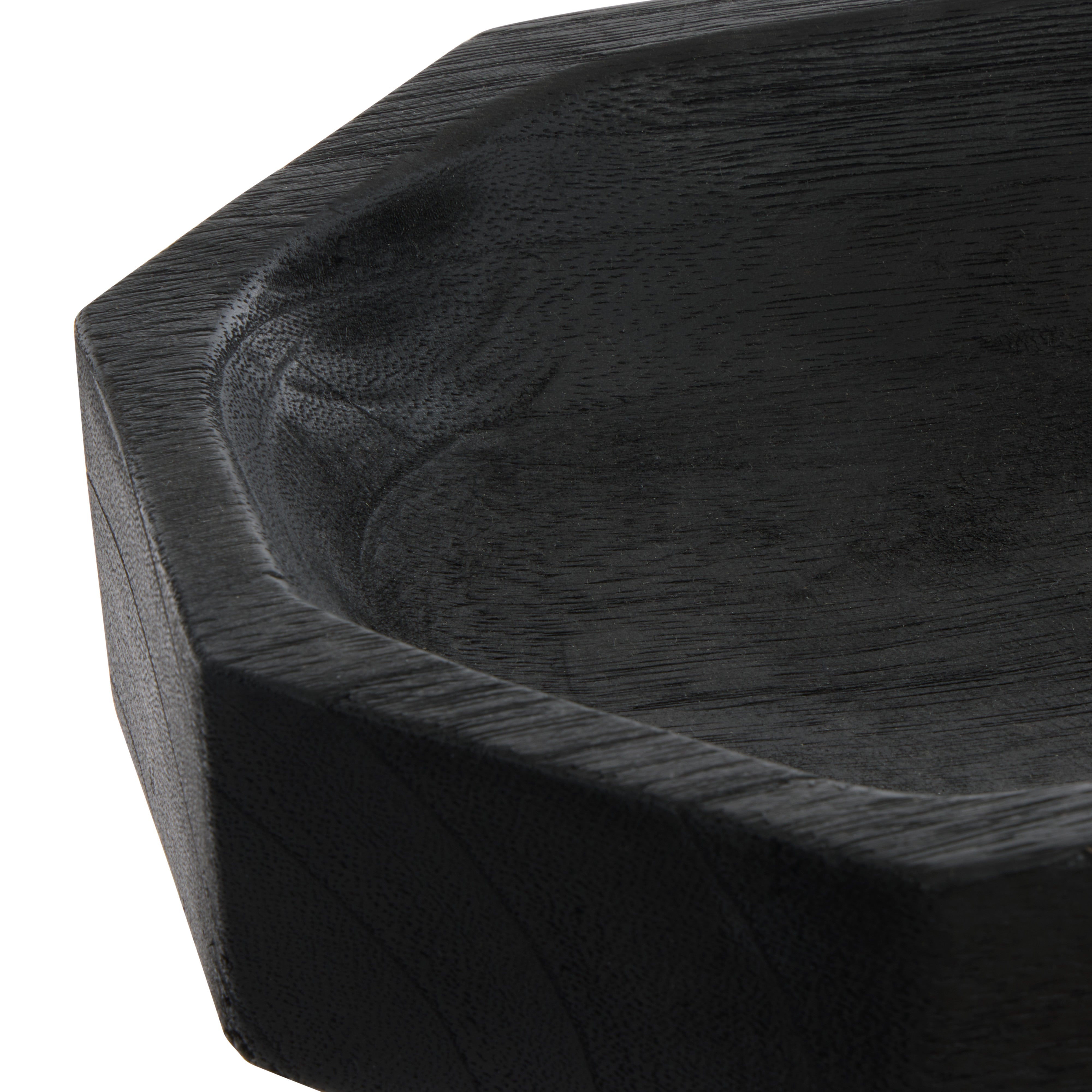 Amalfi Lyra Wooden Tray Tall Black
