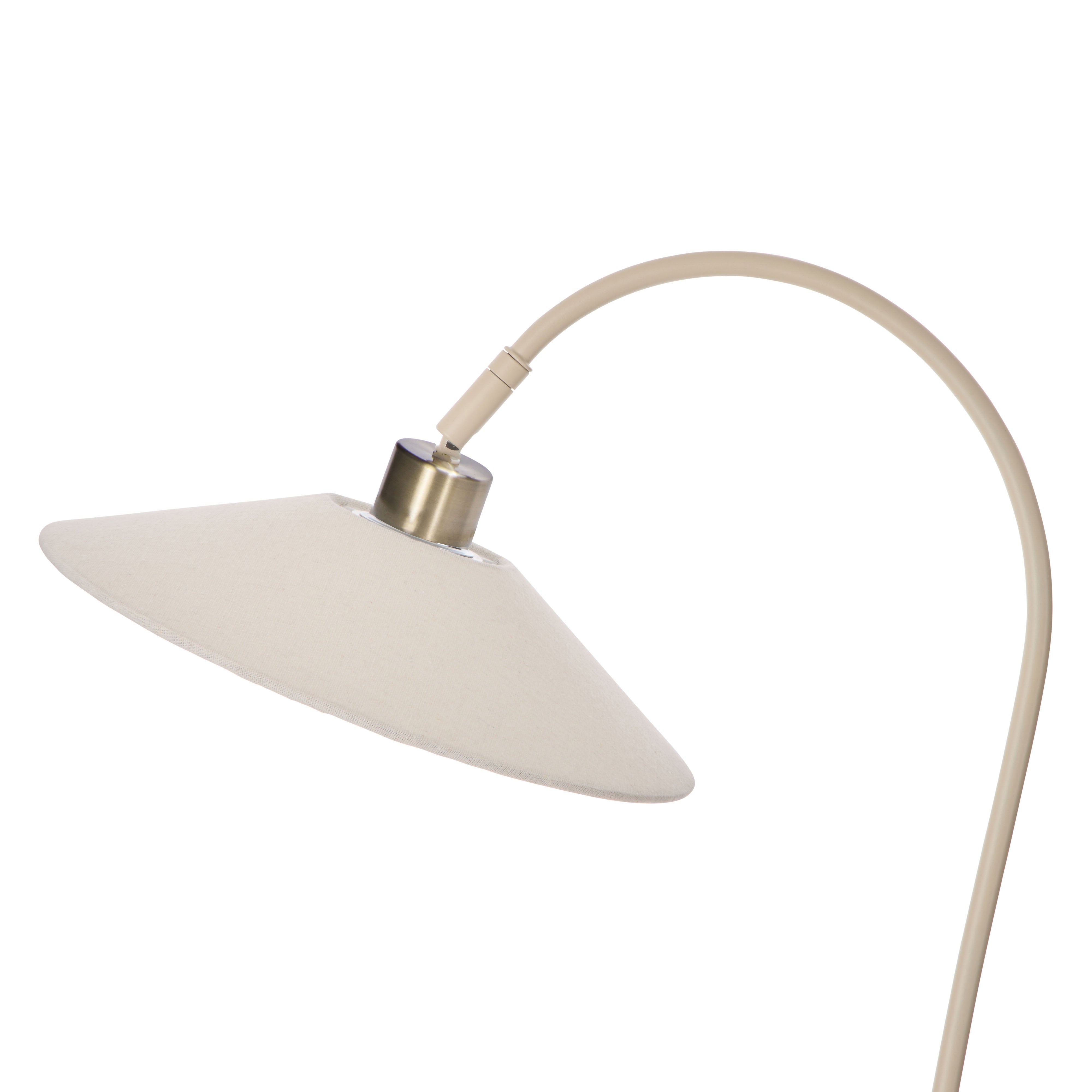 Amalfi Serra Table Lamp Natural & Antique Brass