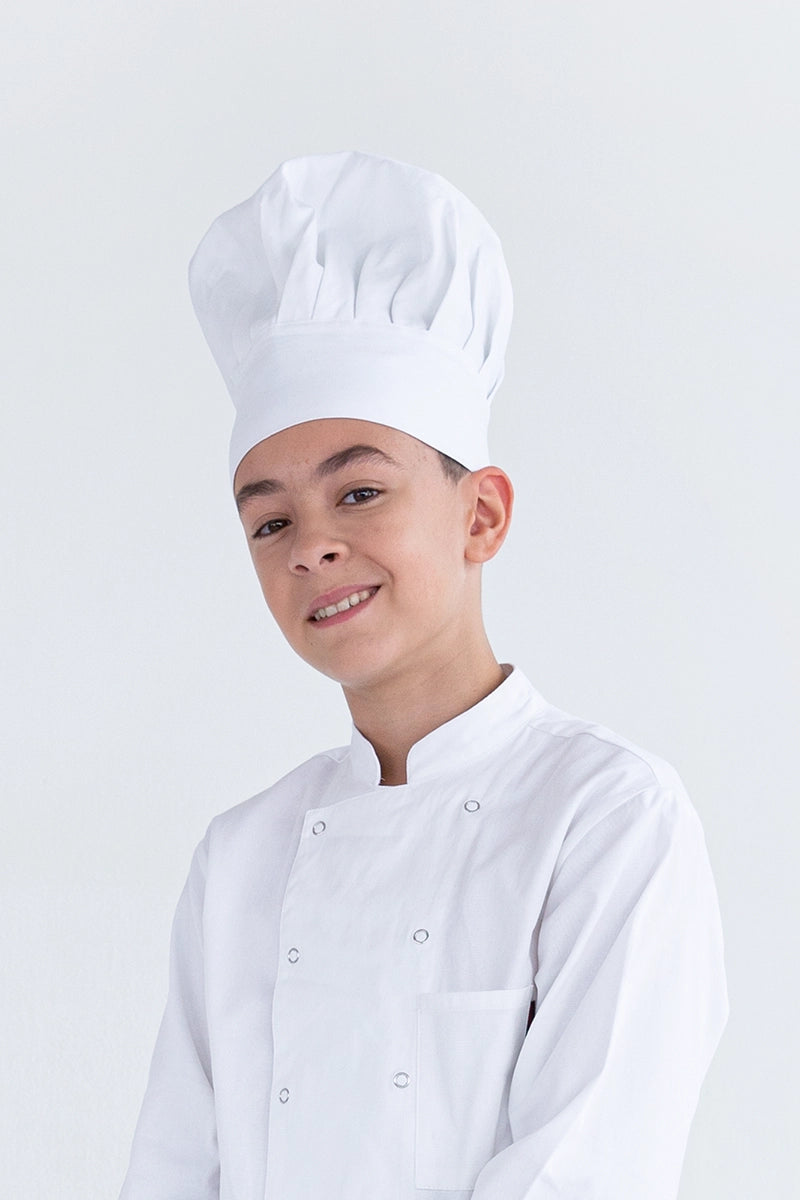 Aussie Chef Kids Chef Hat White Regular