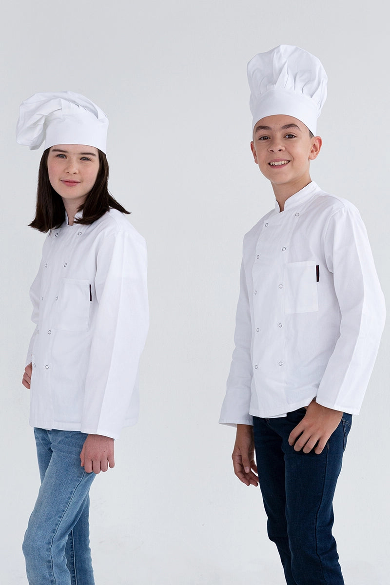 Aussie Chef Kids Chef Hat White Small
