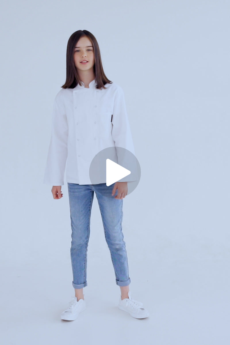 Aussie Chef Kids Chef Jacket Size 10-11