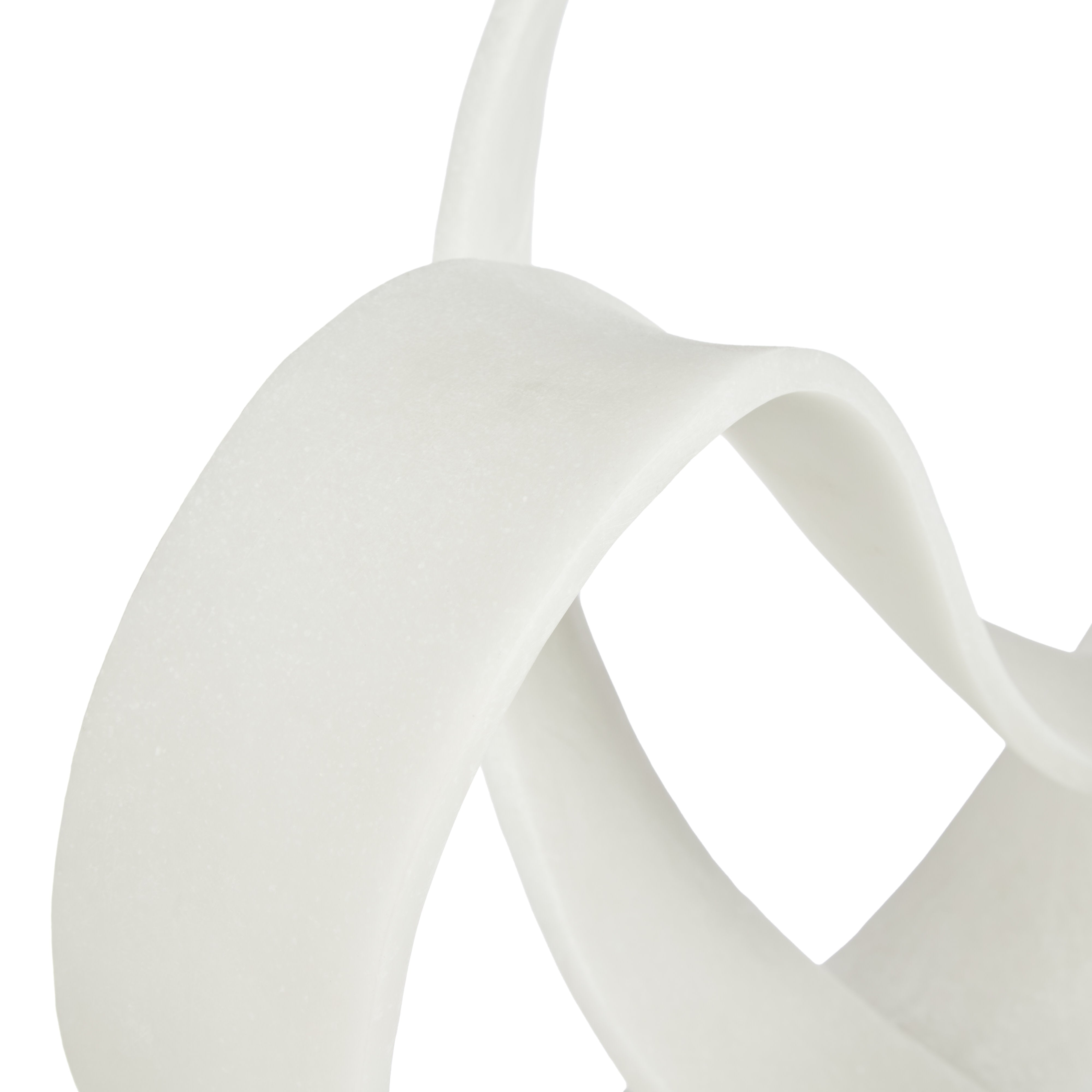 Grand Designs Bowery Resin Quartz Sand Sculpture White & Black