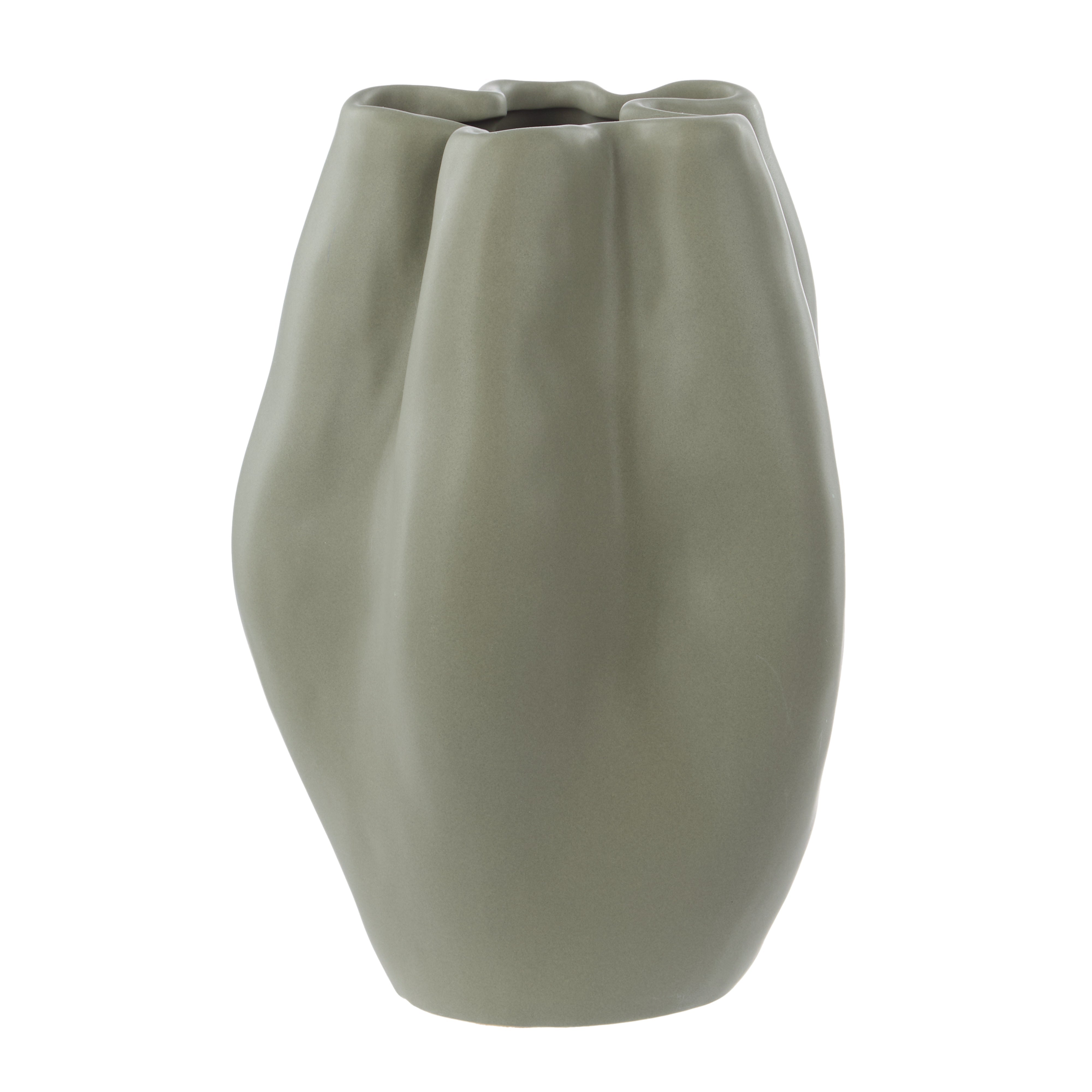Amalfi Fluid Vase Small Green