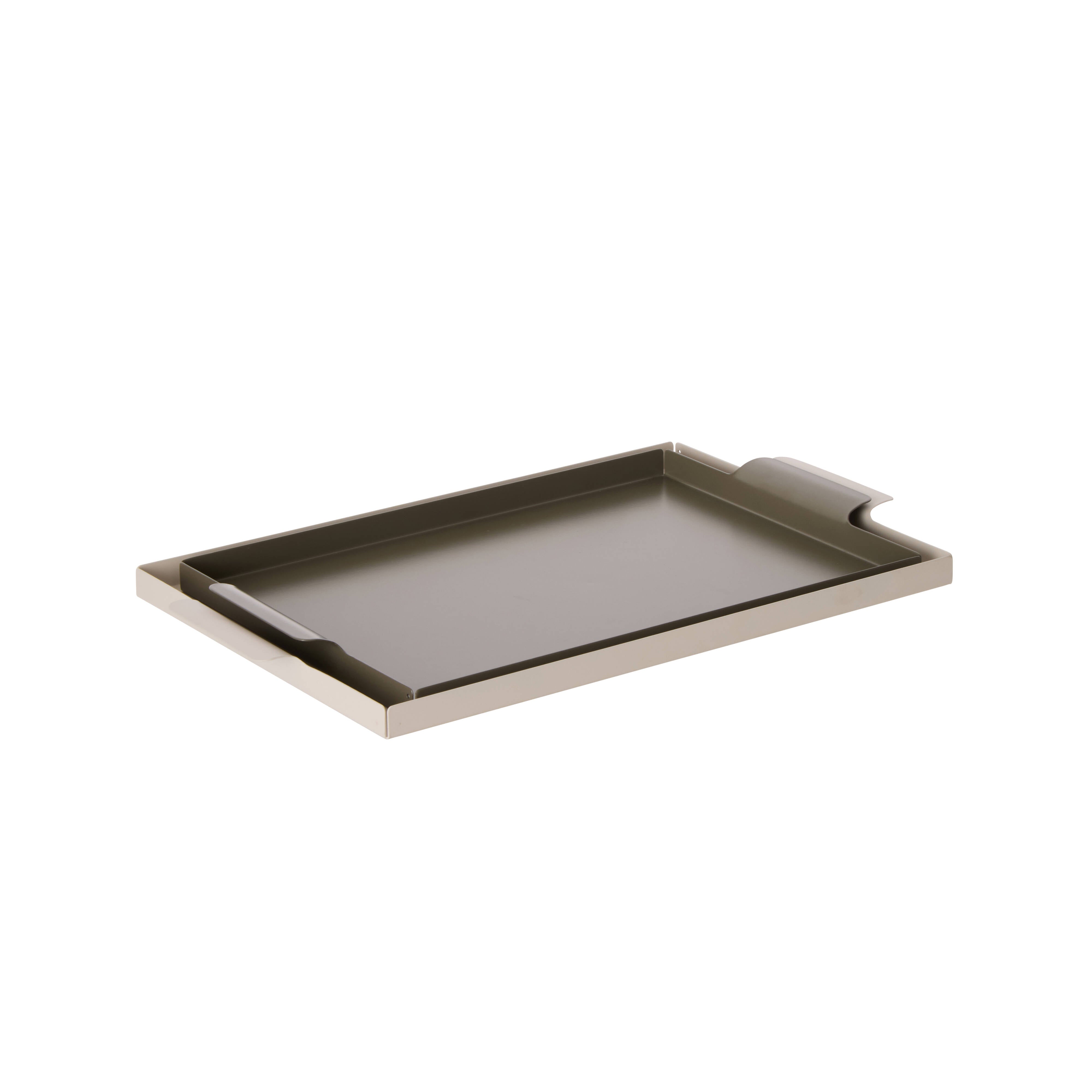 Leaf & Bean Serving Tray Cream