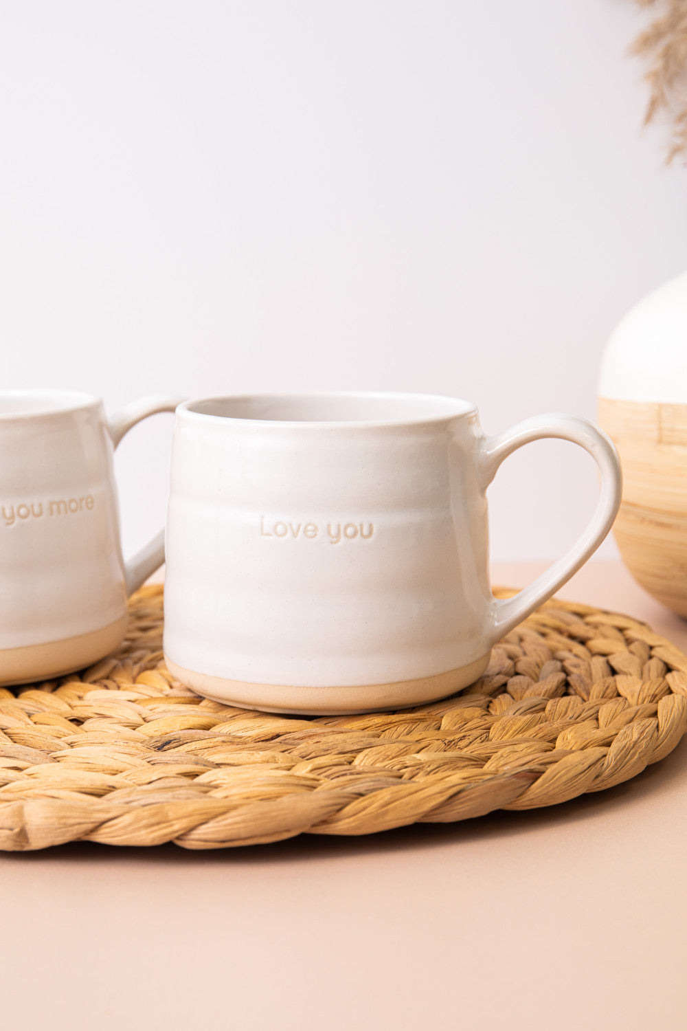 Mikasa Stoneware Cosy Mug Set 2 Piece 380ml (I Love You)