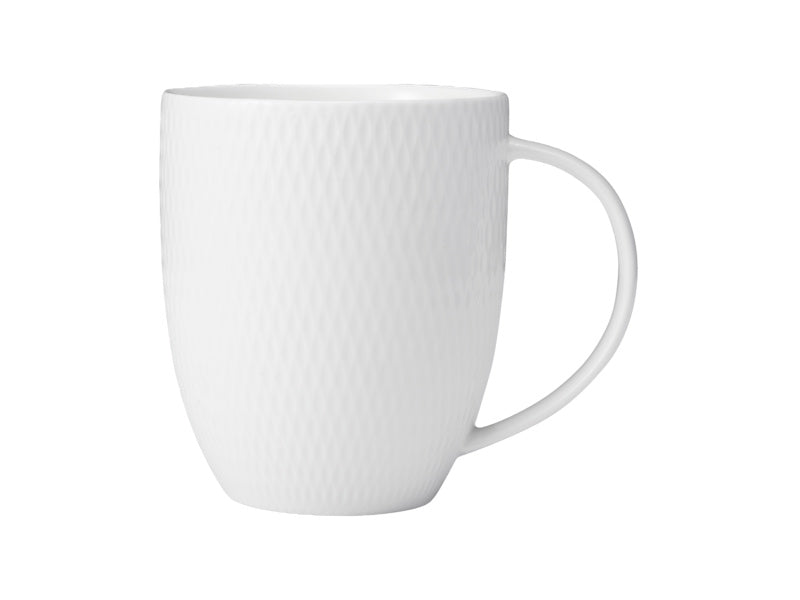 Maxwell & Williams White Basics Diamonds Coupe Mug 420ml