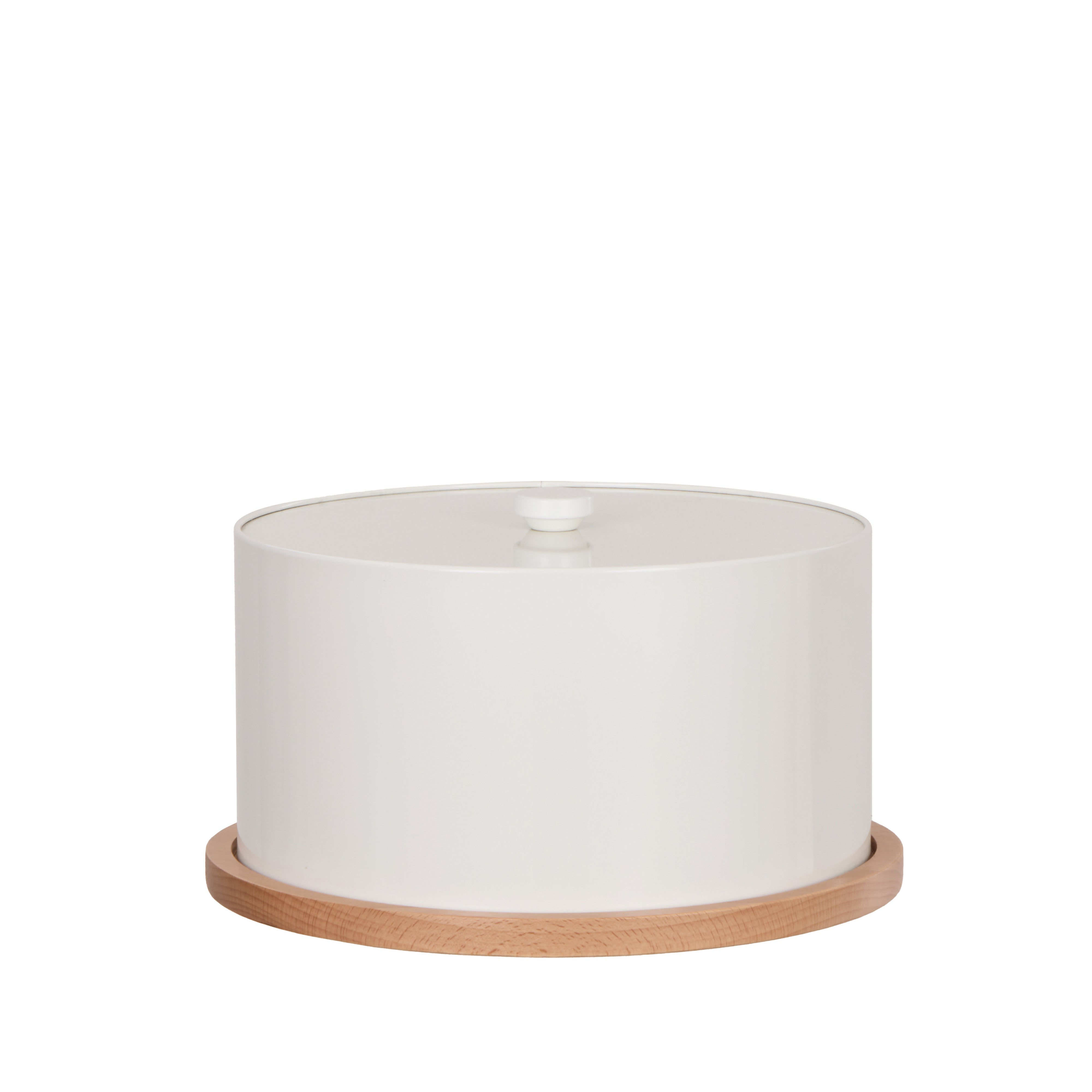 Davis & Waddell Daylesford Cake Tin with Wooden Board Cream