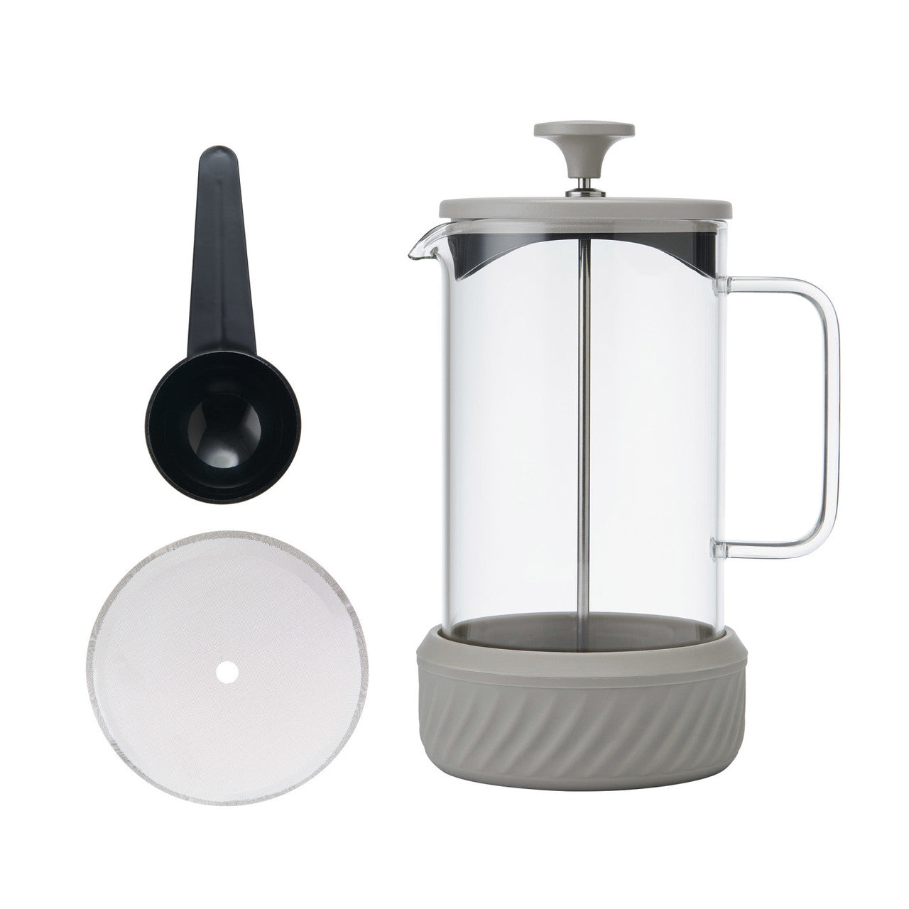 La Cafetière Zero Glass Cafetière 8 Cup / 1L (Latte)