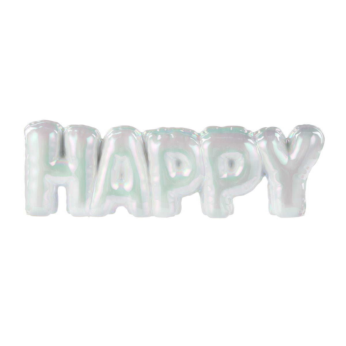 Emporium Happy Balloon Sculpture Pearlescent