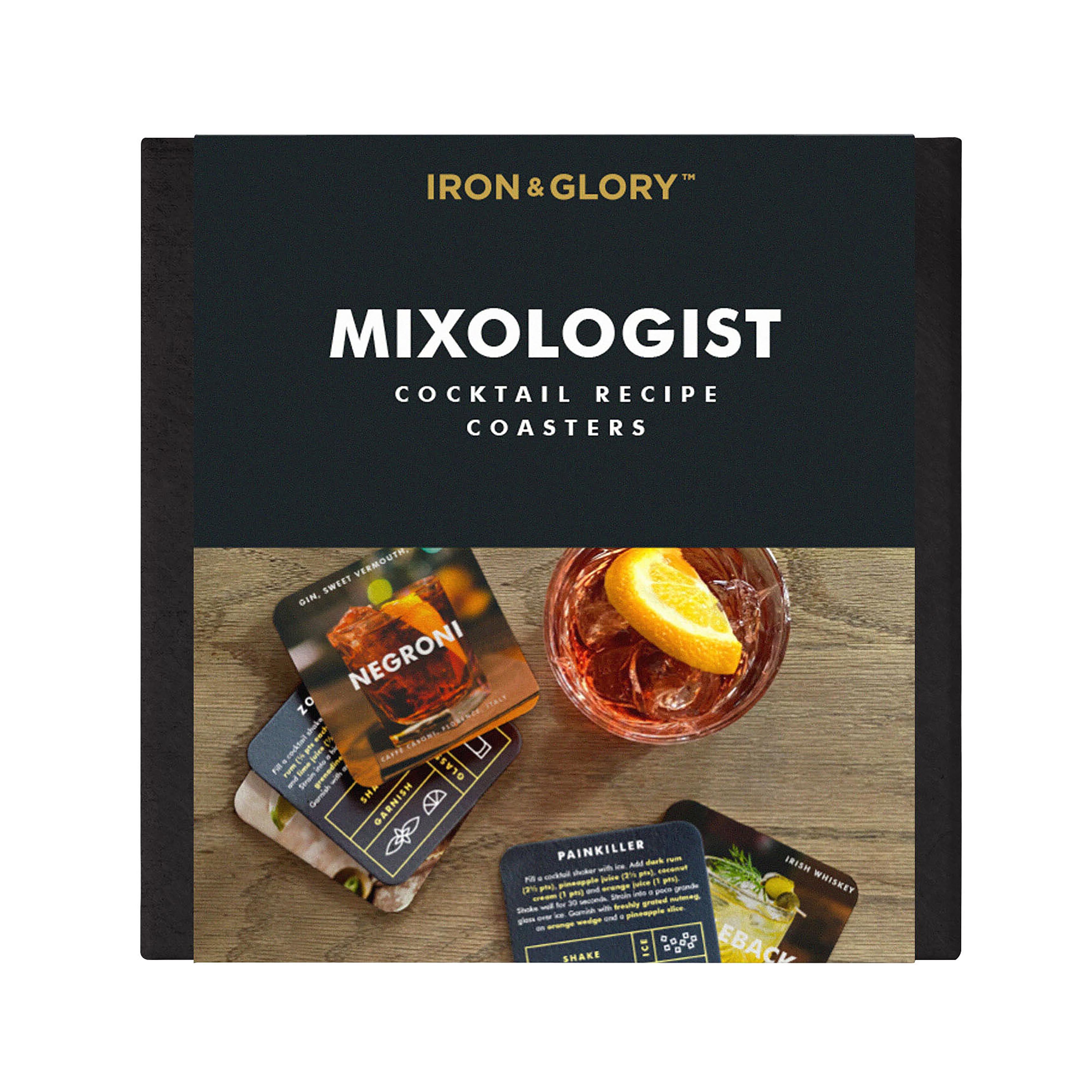 Luckies Iron & Glory Mixologist Cocktail Recipe Cards