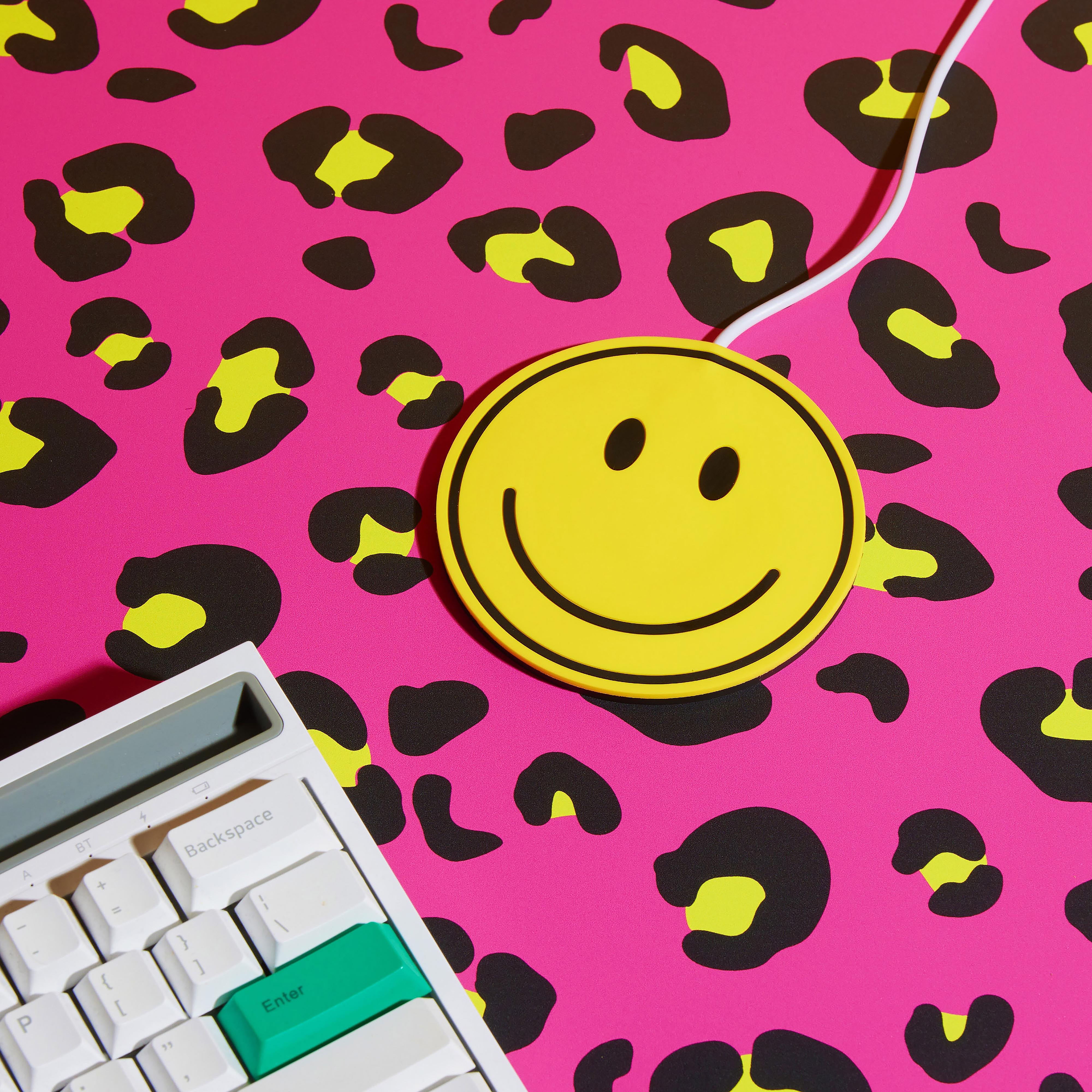 Mustard Happy Face Cup Warmer