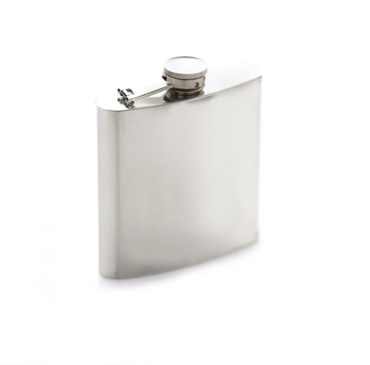 BarCraft Polished Stainless Steel 170ml Hip Flask