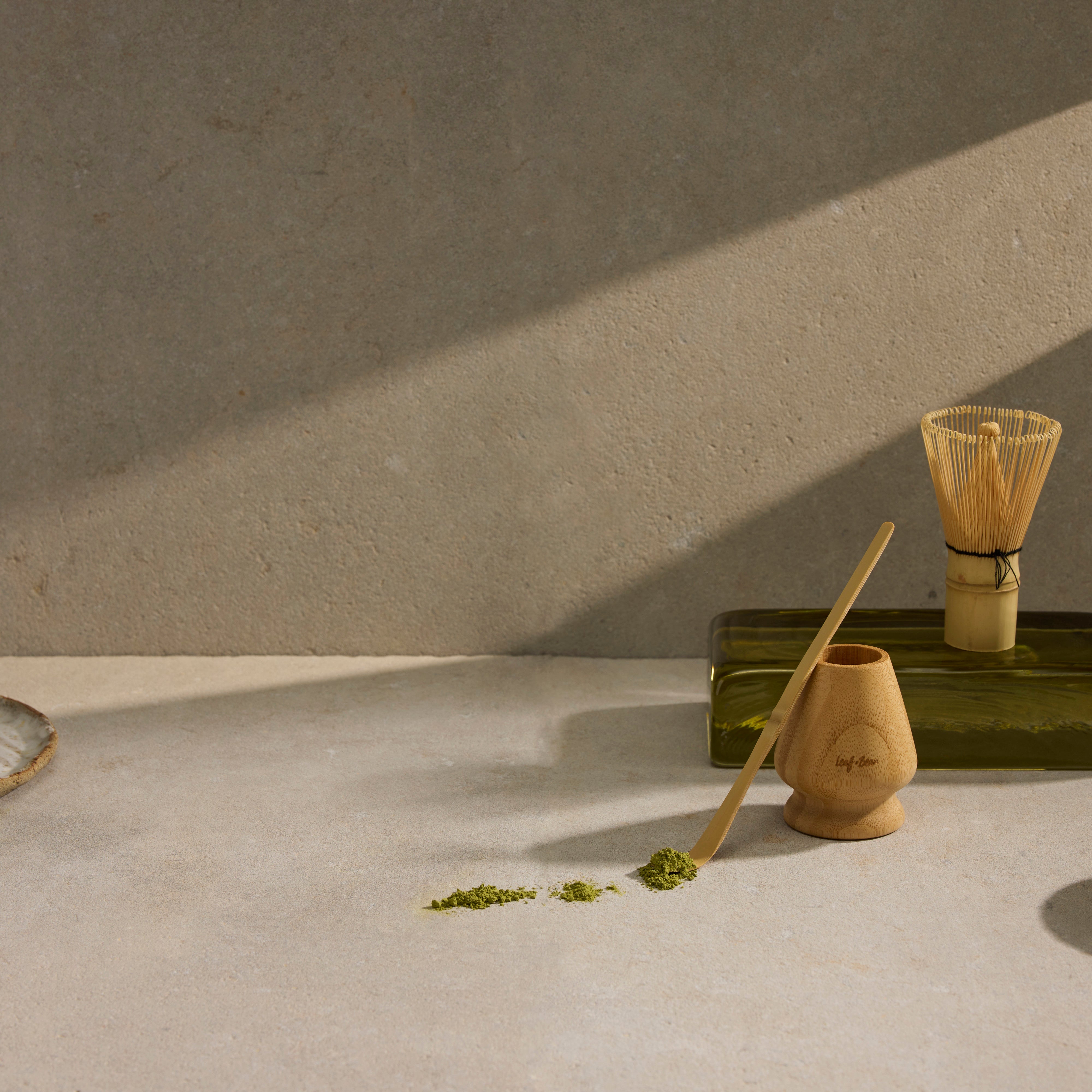Leaf & Bean Bamboo Matcha 3 Piece Set Natural