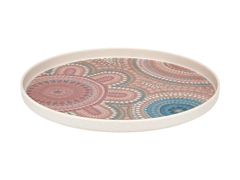Maxwell & Williams Lou Martin Uplift Melamine Plate Stone 20 x 2cm 4 Piece