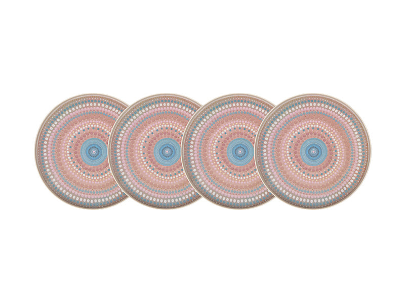 Maxwell & Williams Lou Martin Uplift Melamine Plate 25.5 x 2 Stone 16 x 6.5cm 4 Piece