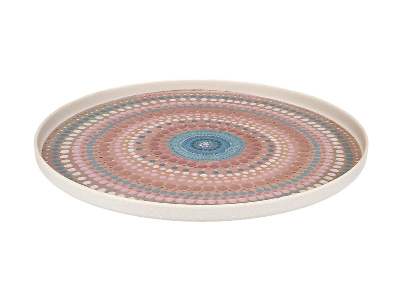 Maxwell & Williams Lou Martin Uplift Melamine Plate 25.5 x 2 Stone 16 x 6.5cm 4 Piece