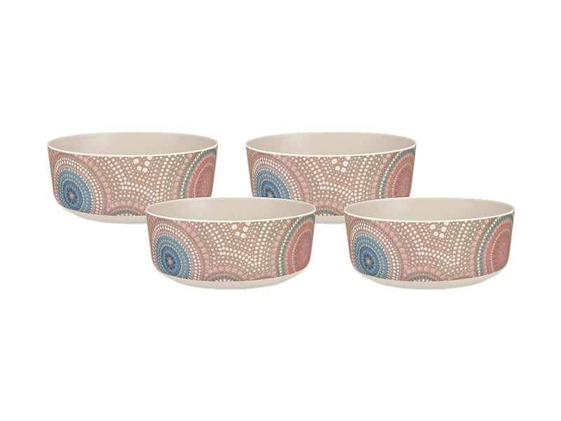 Maxwell & Williams Lou Martin Uplift Melamine Bowls Stone 16 x 6.5cm 4 Piece