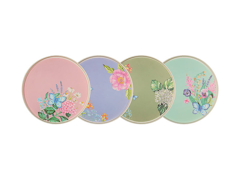 Maxwell & Williams Botanica Melamine Plate 25.5 x 2cm 4 Piece