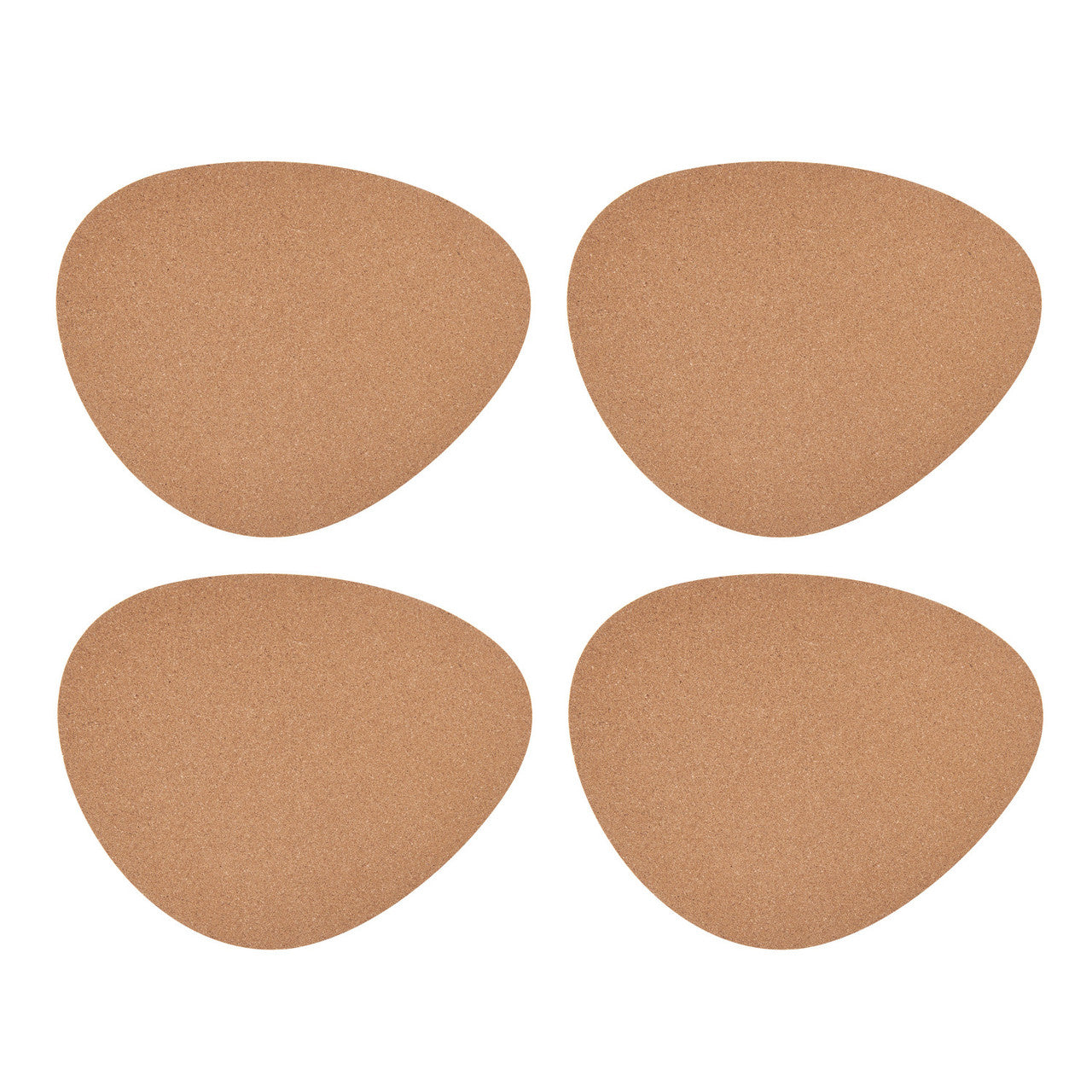Mikasa Cork Pebble Placemat Set 4 Piece 38 x 30cm (Natural)