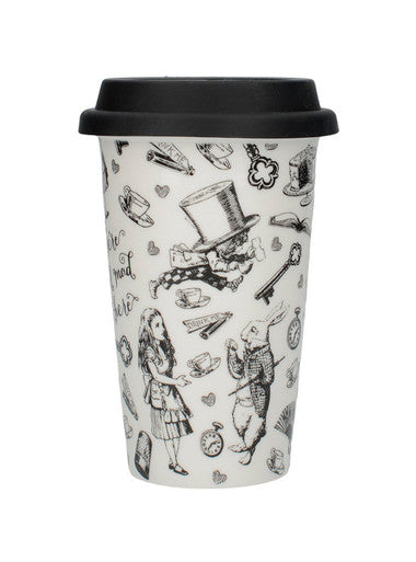 V&A Alice in Wonderland Travel Mug 350ml