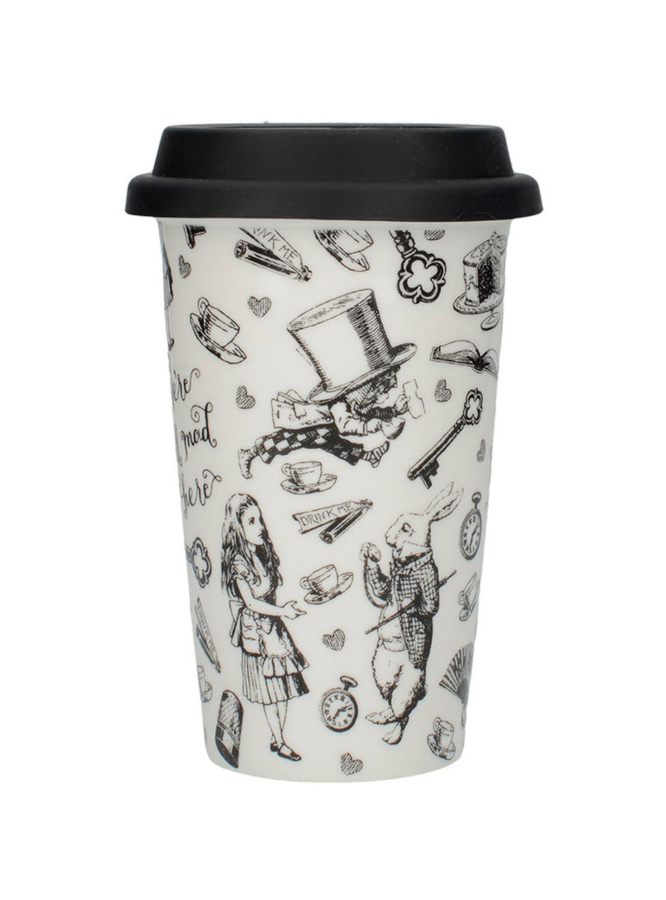 V&A Alice in Wonderland Travel Mug 350ml