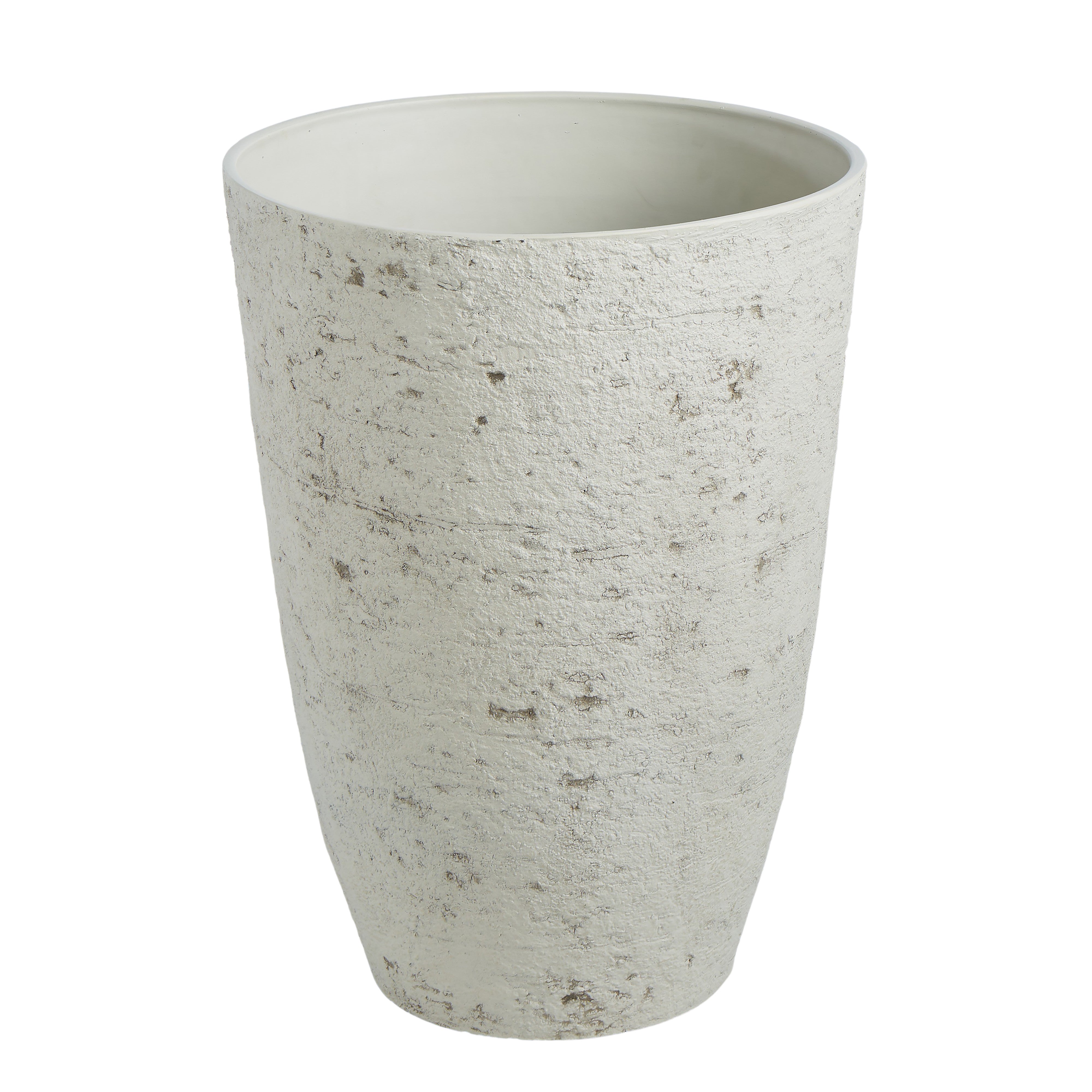 Rogue Rustic Stone Look Tall Planter Pot Rustic Cream 43 x 60cm