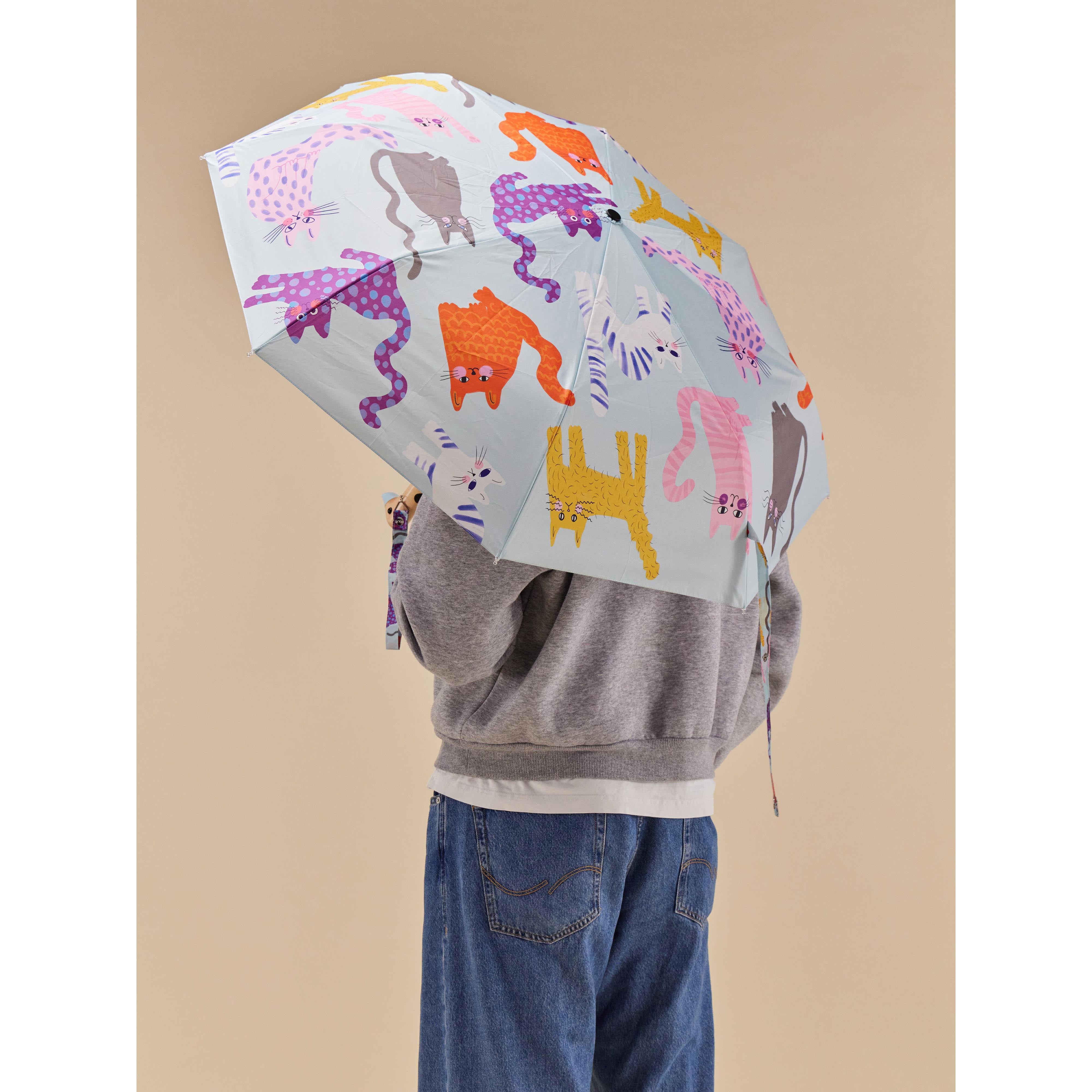 Original Duckhead Duck Umbrella Compact Arty Cats Ice