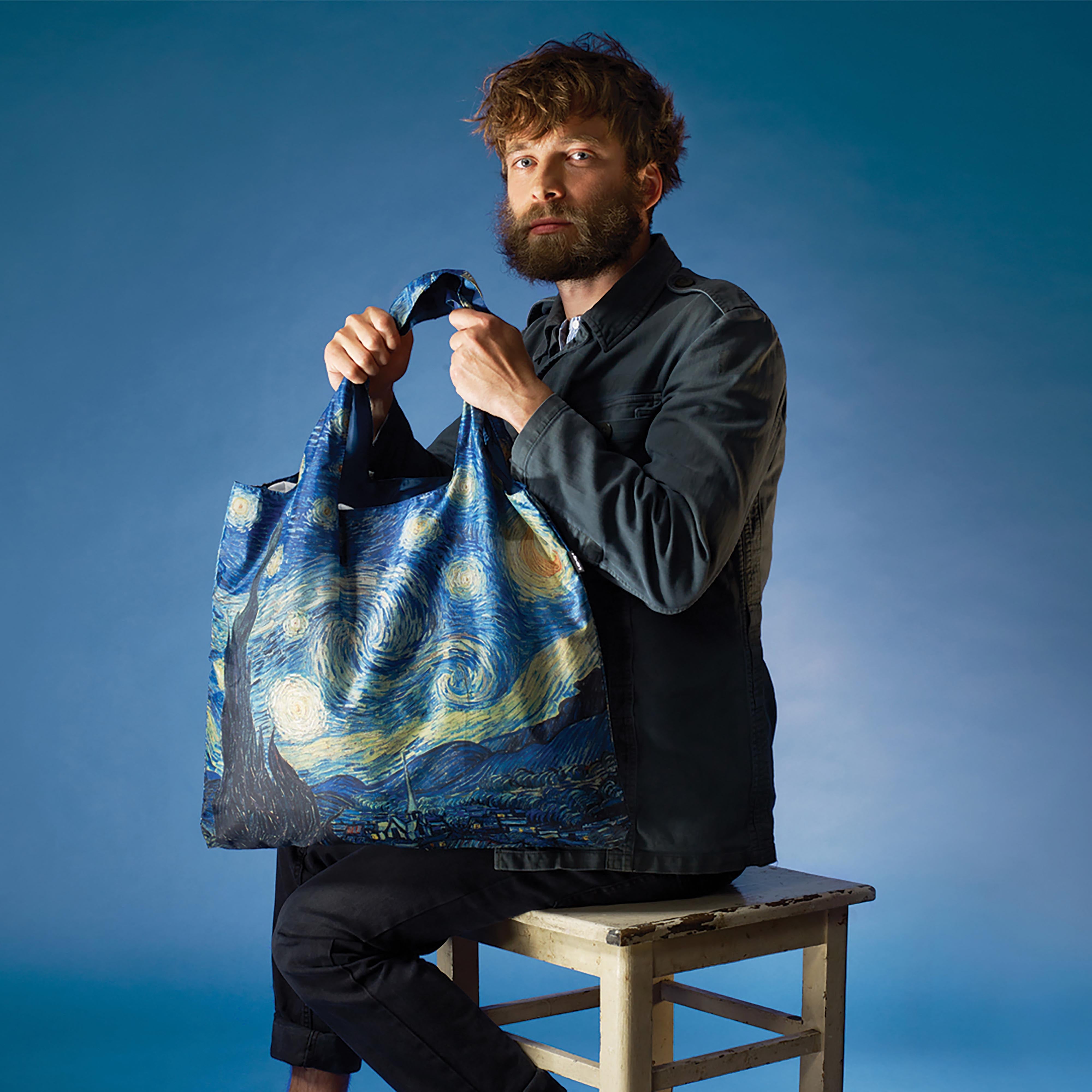 LOQI Van Gogh The Starry Night Tote Bag