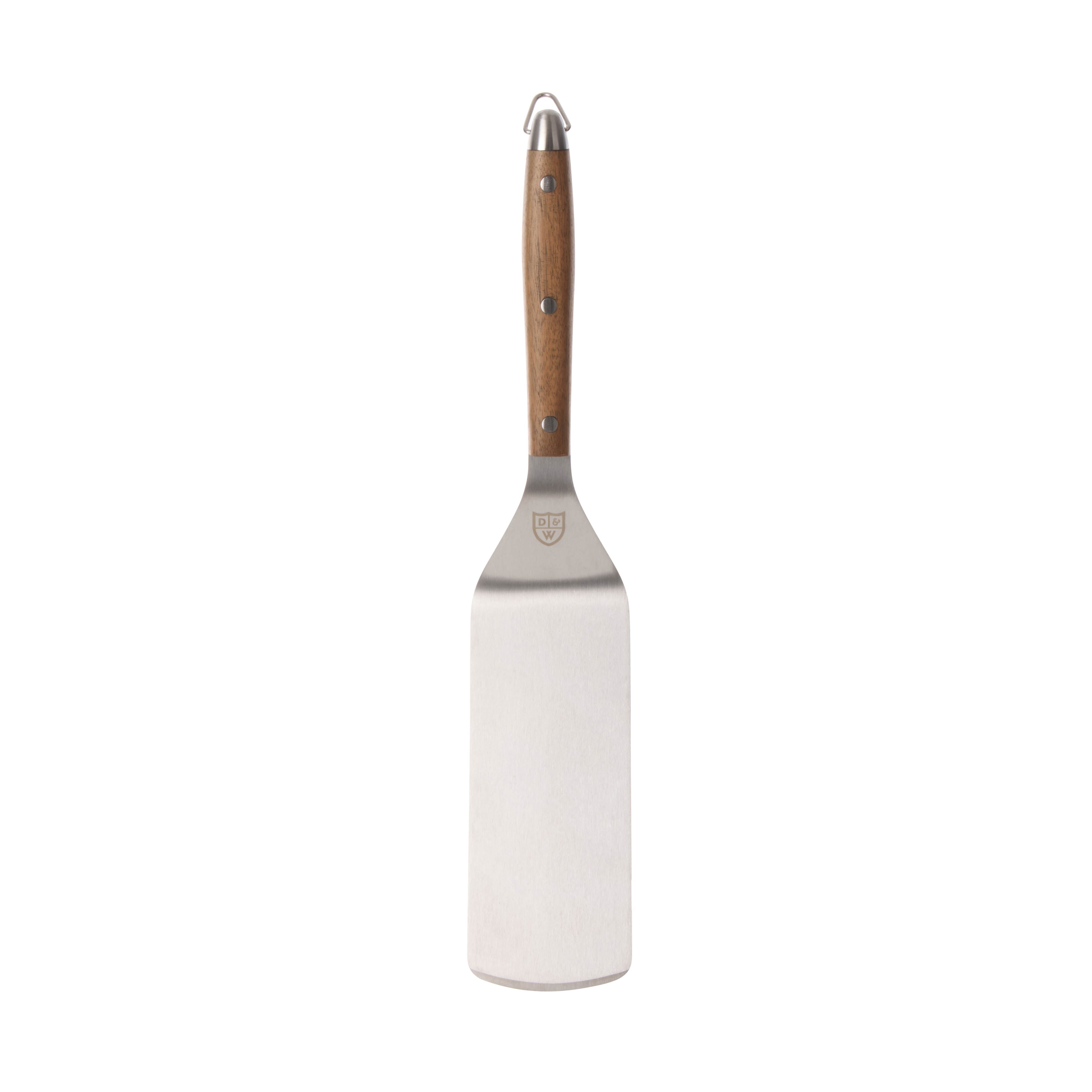 Davis & Waddell Ryder Flex Spatula Chrome & Acacia