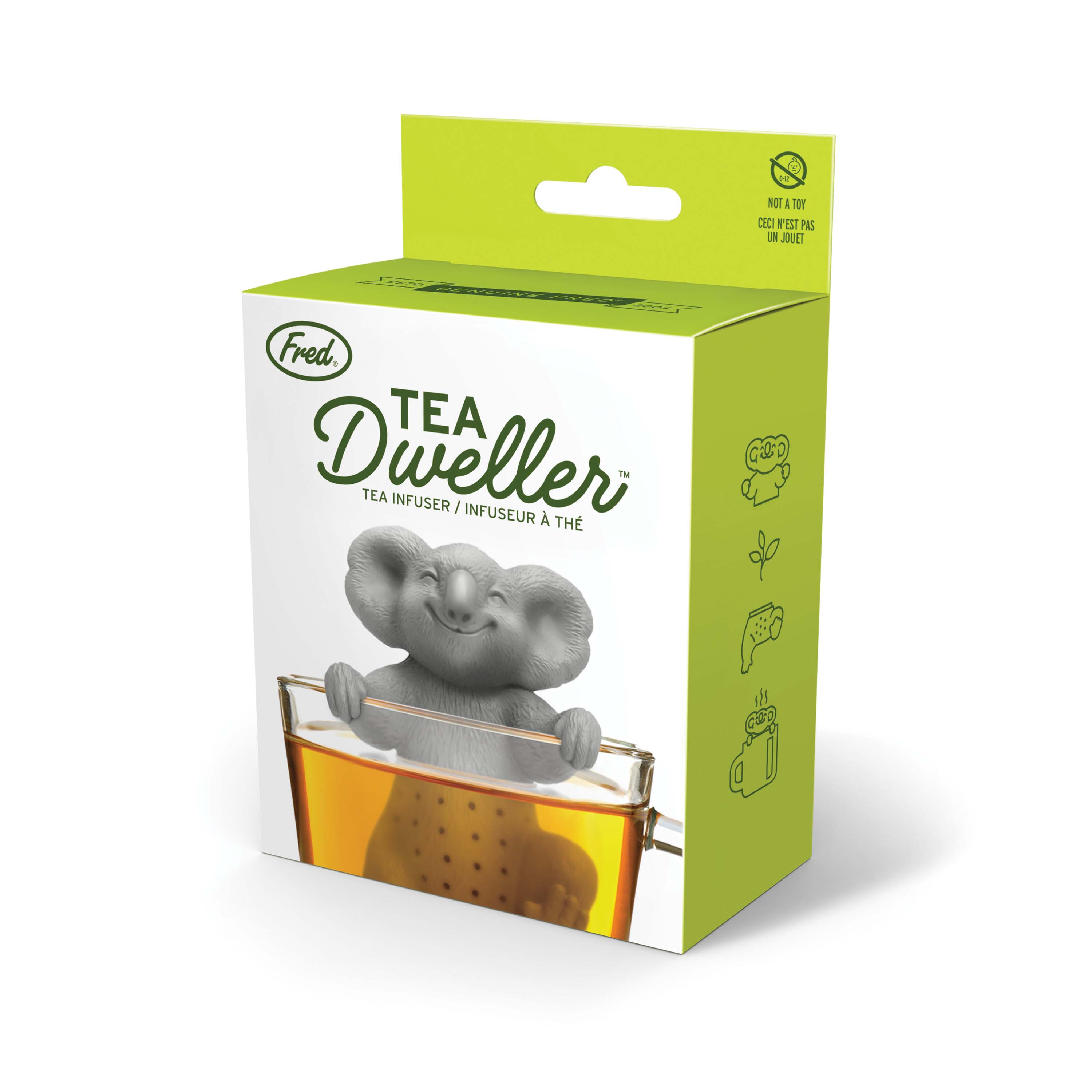 Fred Tea-Dweller Koala Tea Infuser Grey