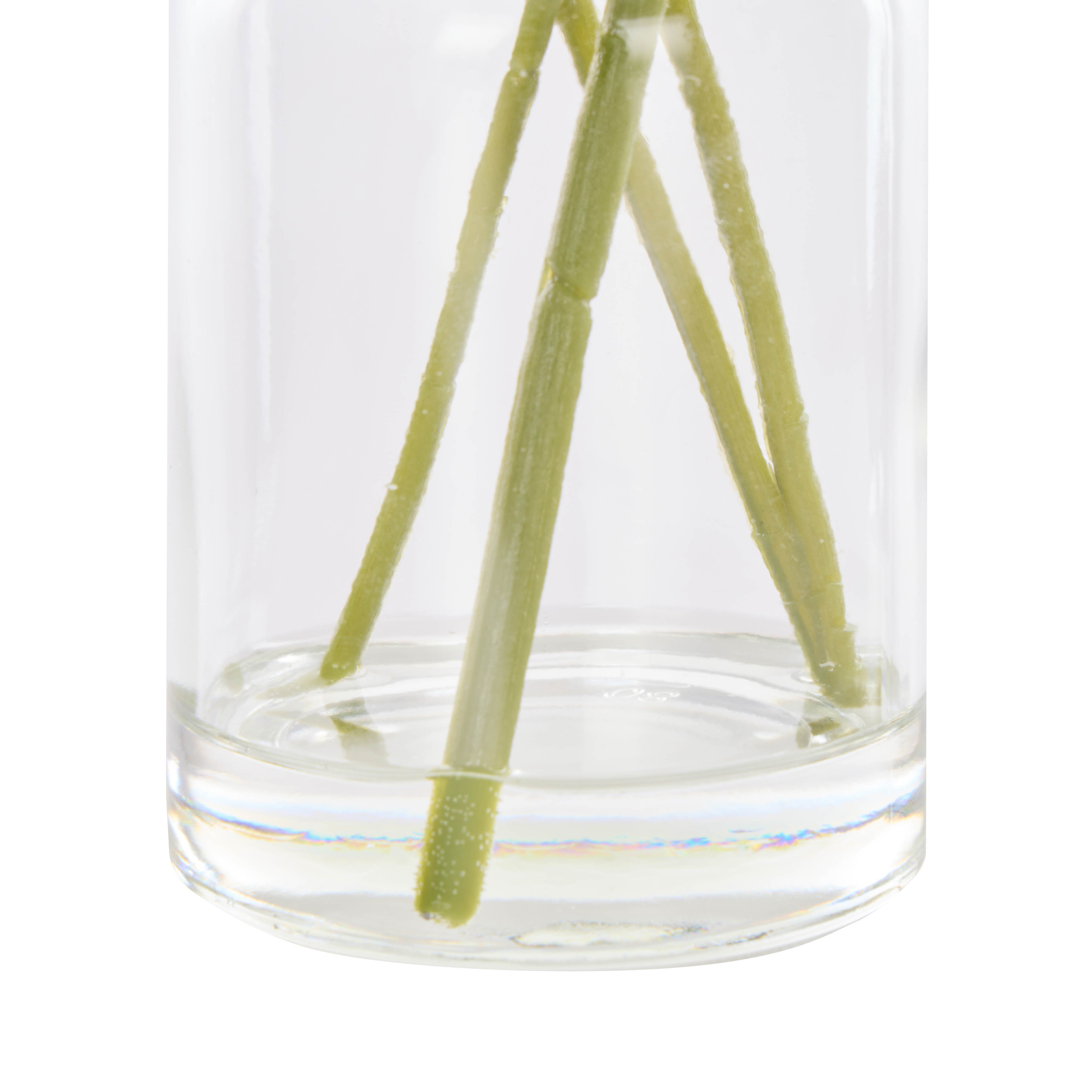 Rogue Lisianthus - Specimen Glass Vase Light Purple