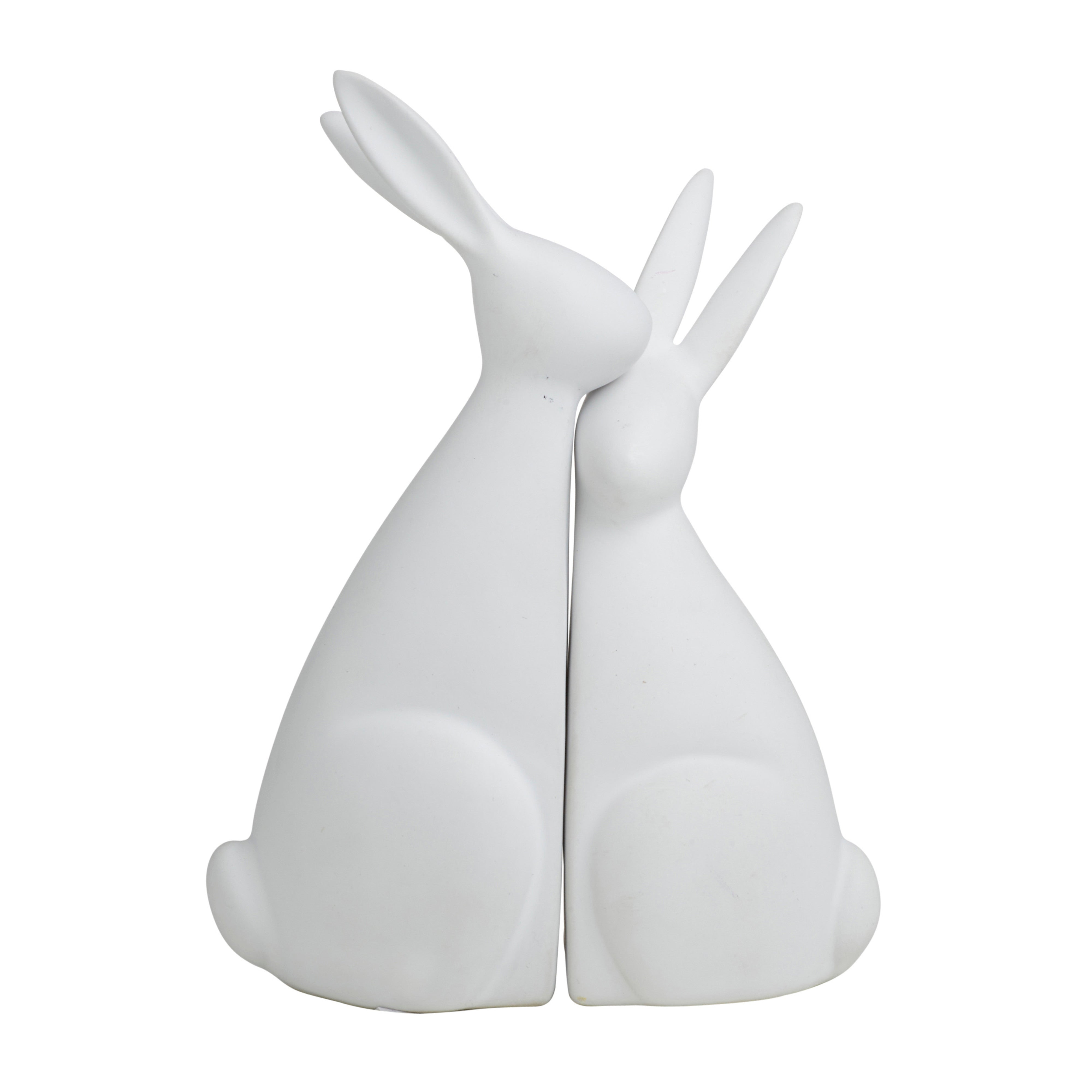 Emporium Rodger & Jessica Sculptures 2 Piece Set White
