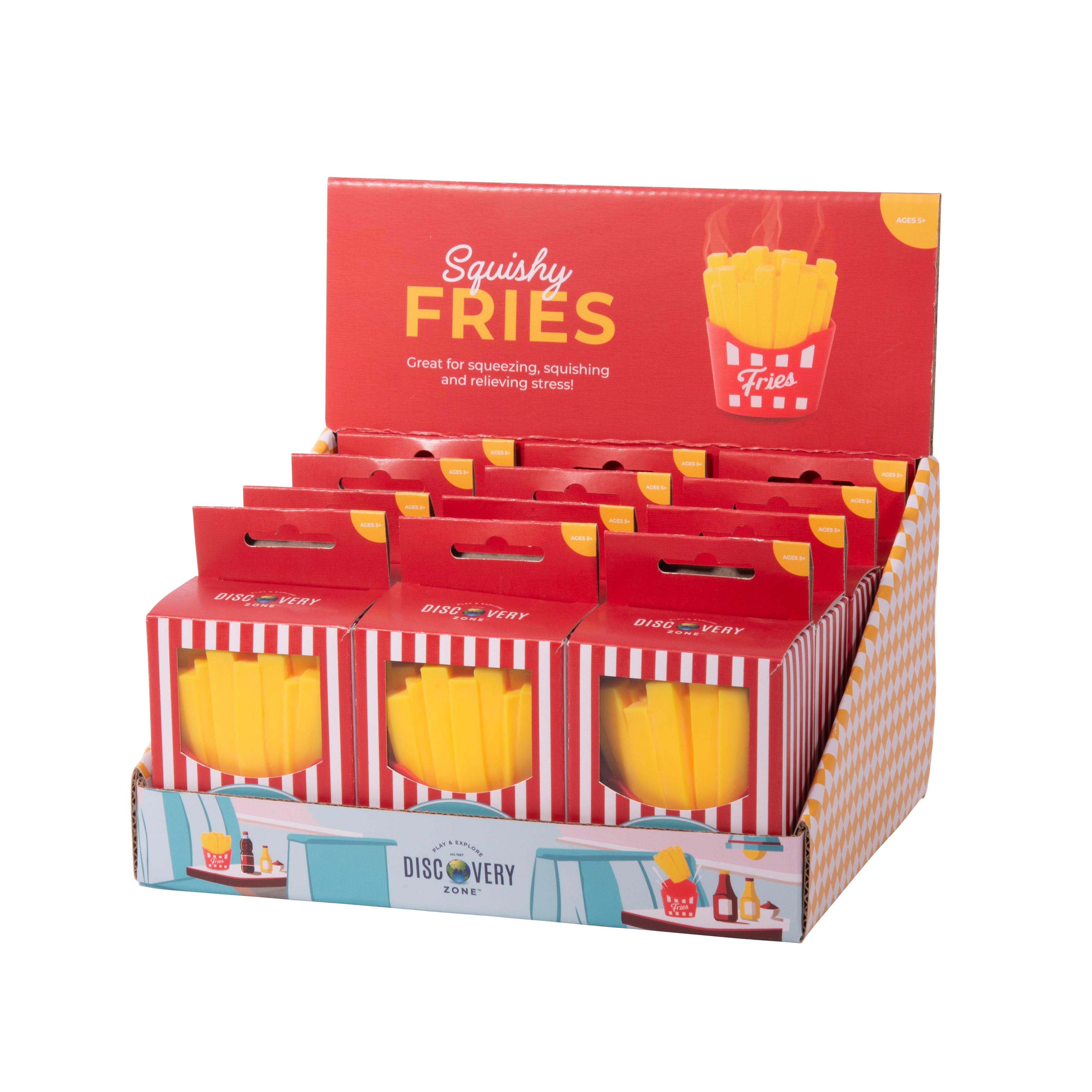 Discovery Zone Squishy Fries Red & Yellow