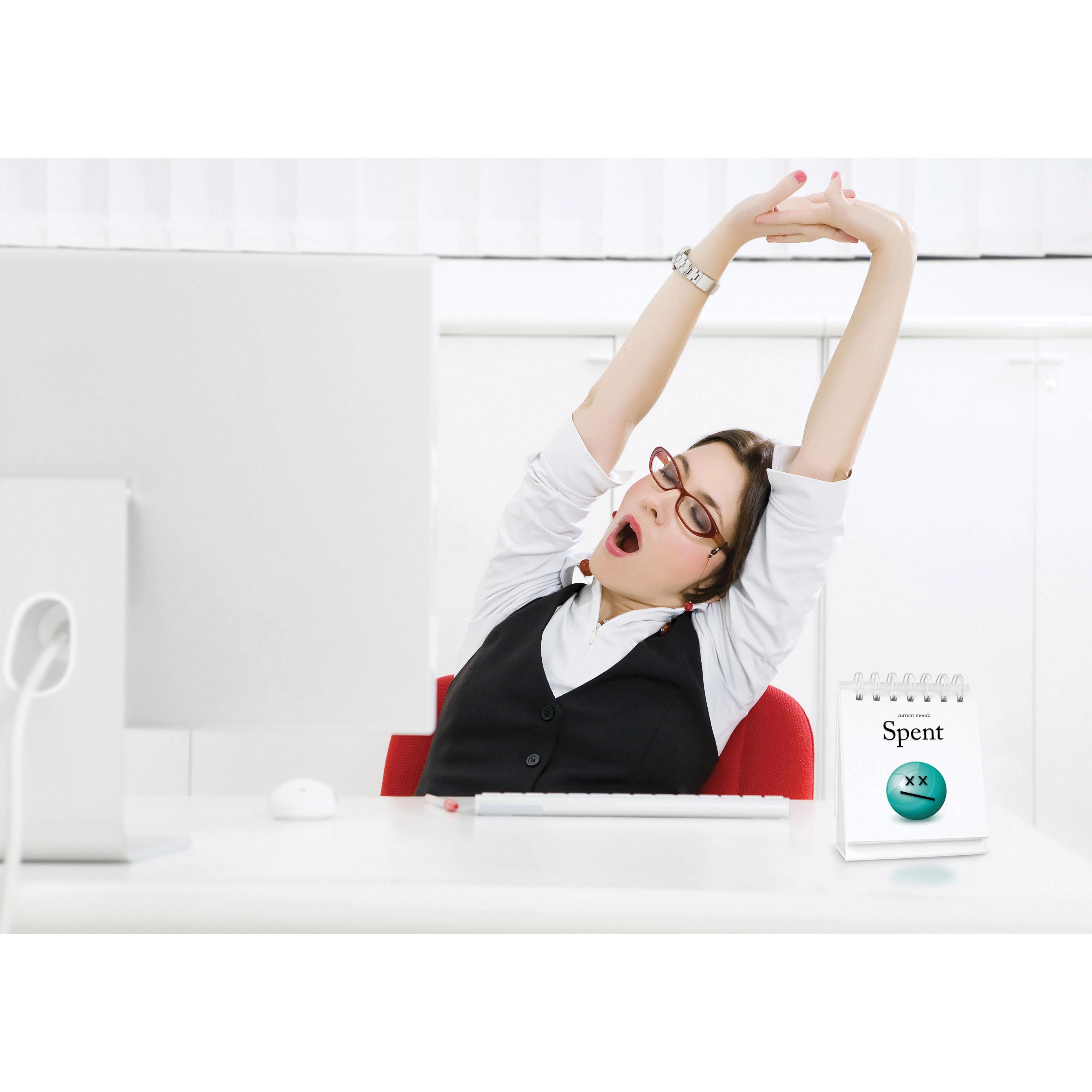 Fred The Daily Mood Desktop Flip Book Multi-Coloured