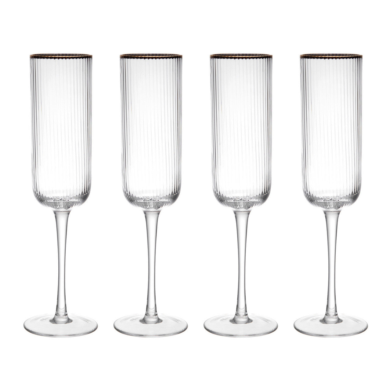 Mikasa Sorrento Champagne Flute Set 4 Piece 200ml