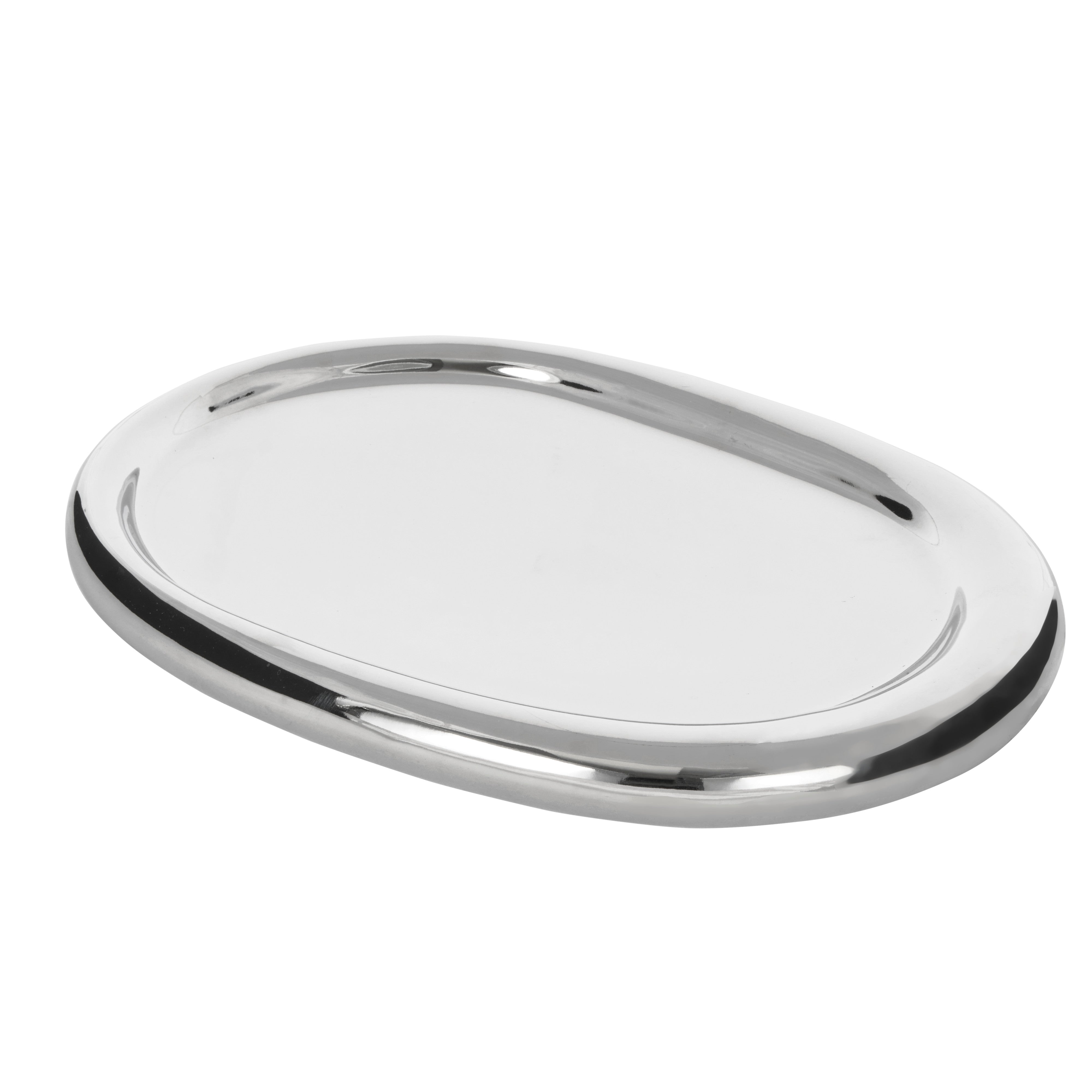 Amalfi Prata Dish Large Silver