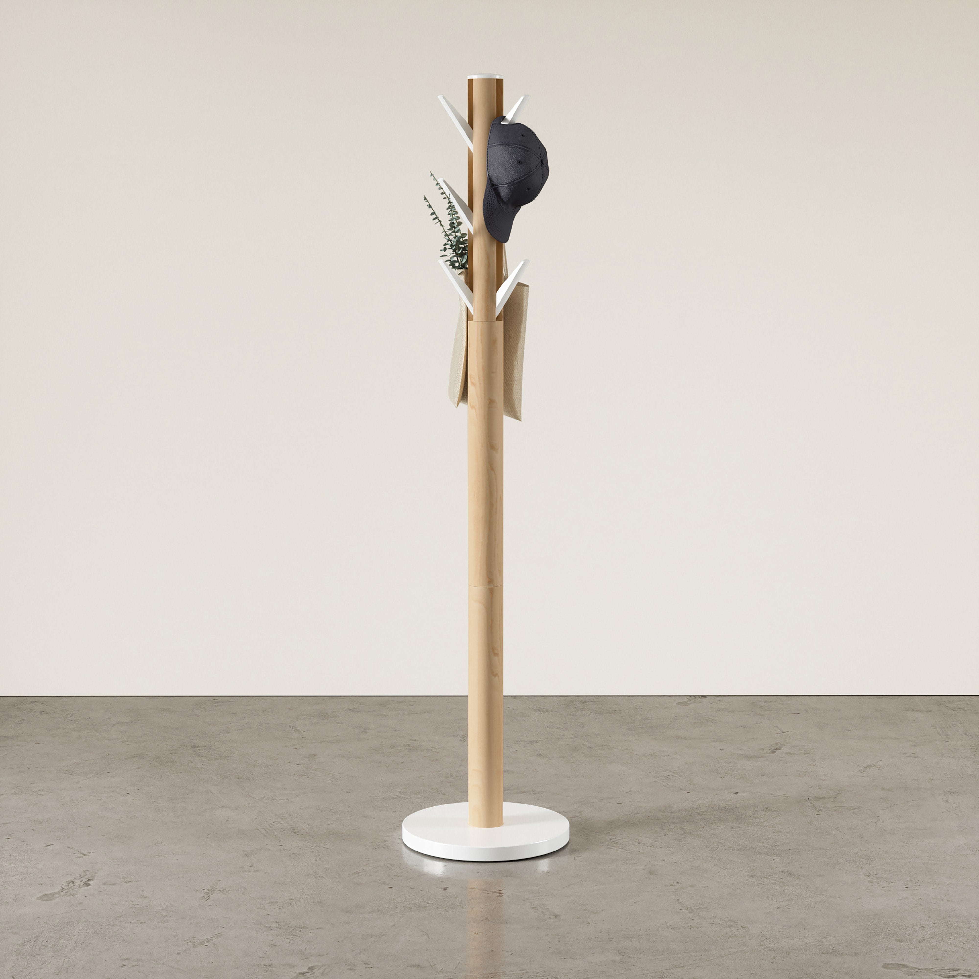 Umbra Flapper Coat Rack White