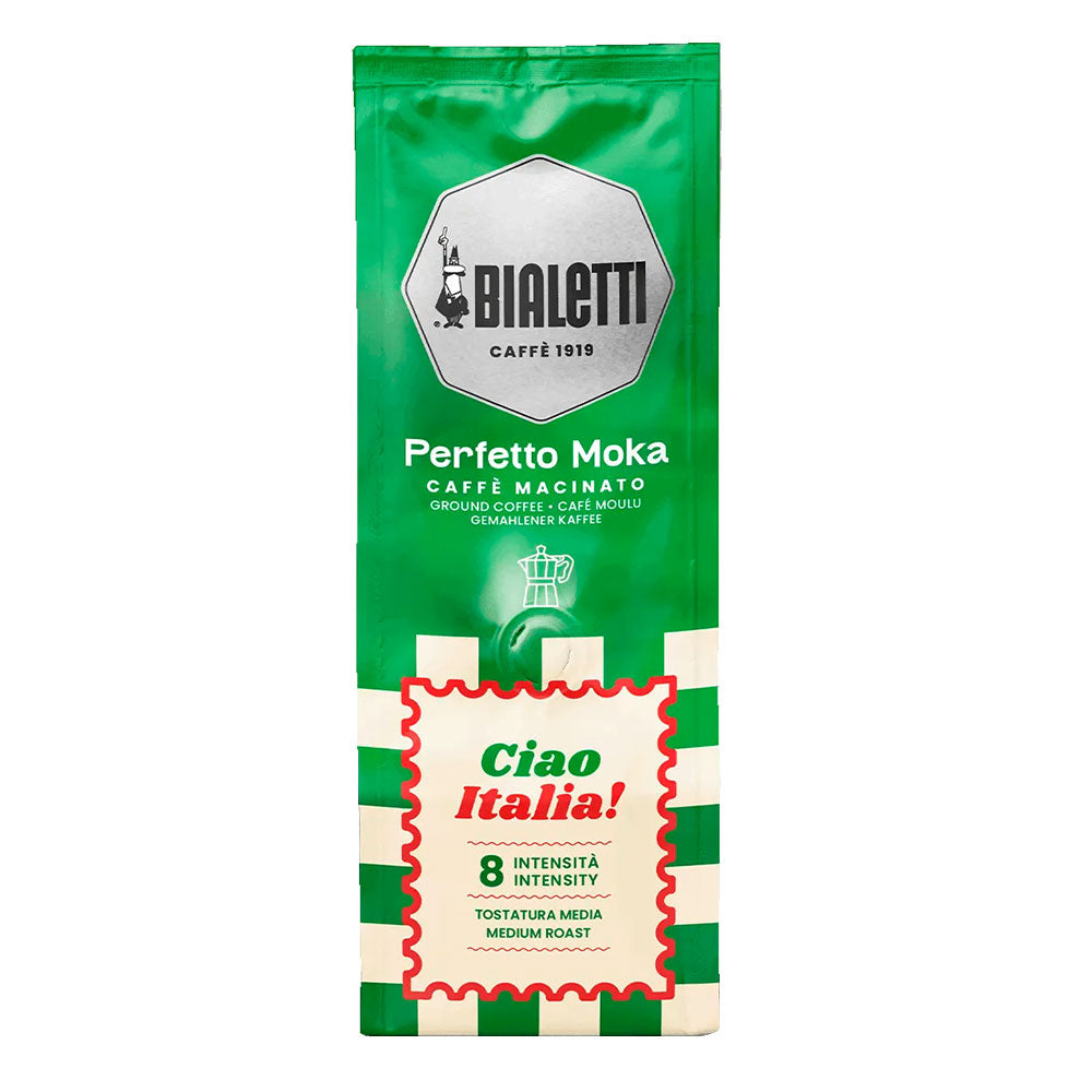 Bialetti Italia Gift Tin - Perfetto Moka Classico Ground Coffee 250g