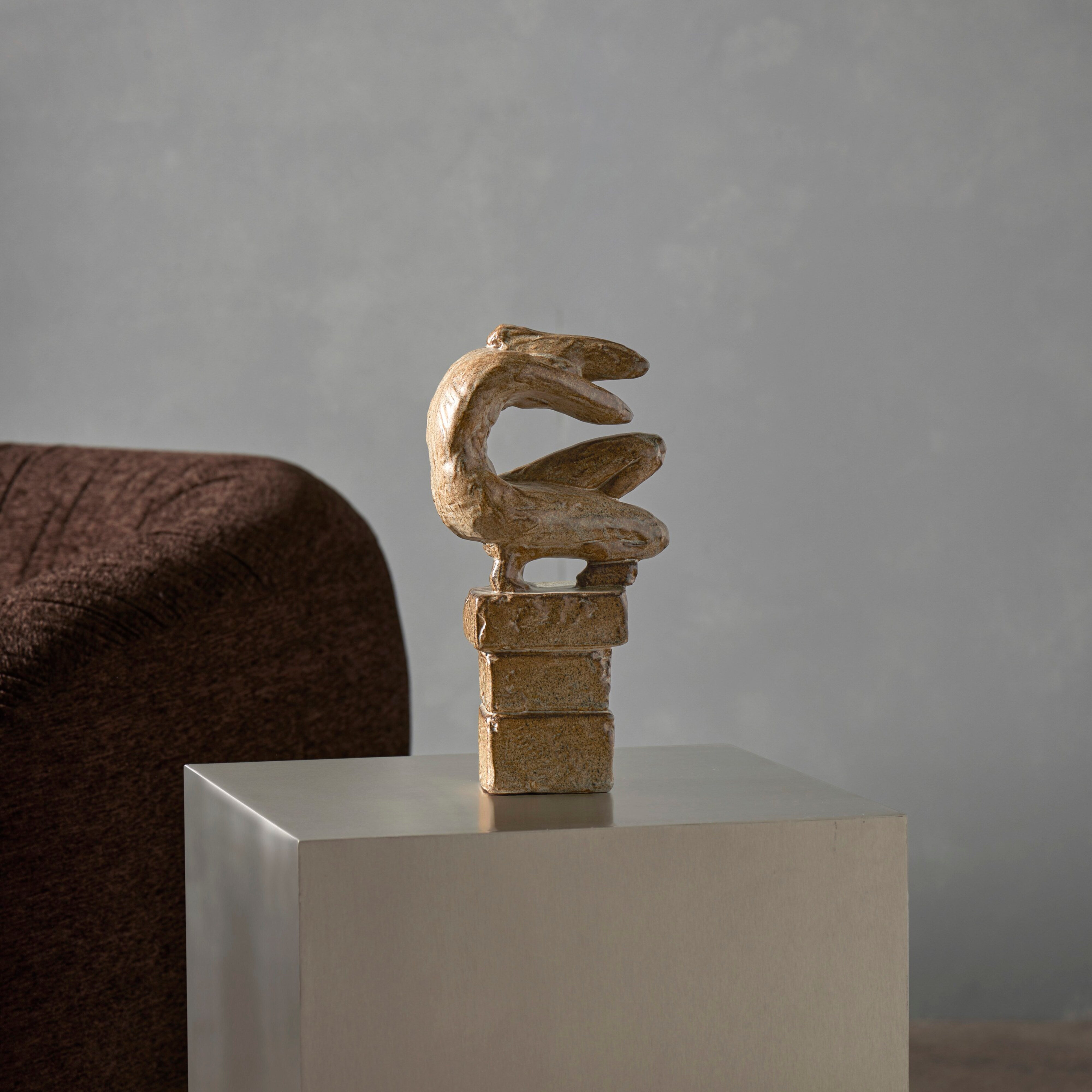 Grand Designs Arden Sculpture Reactive Brown