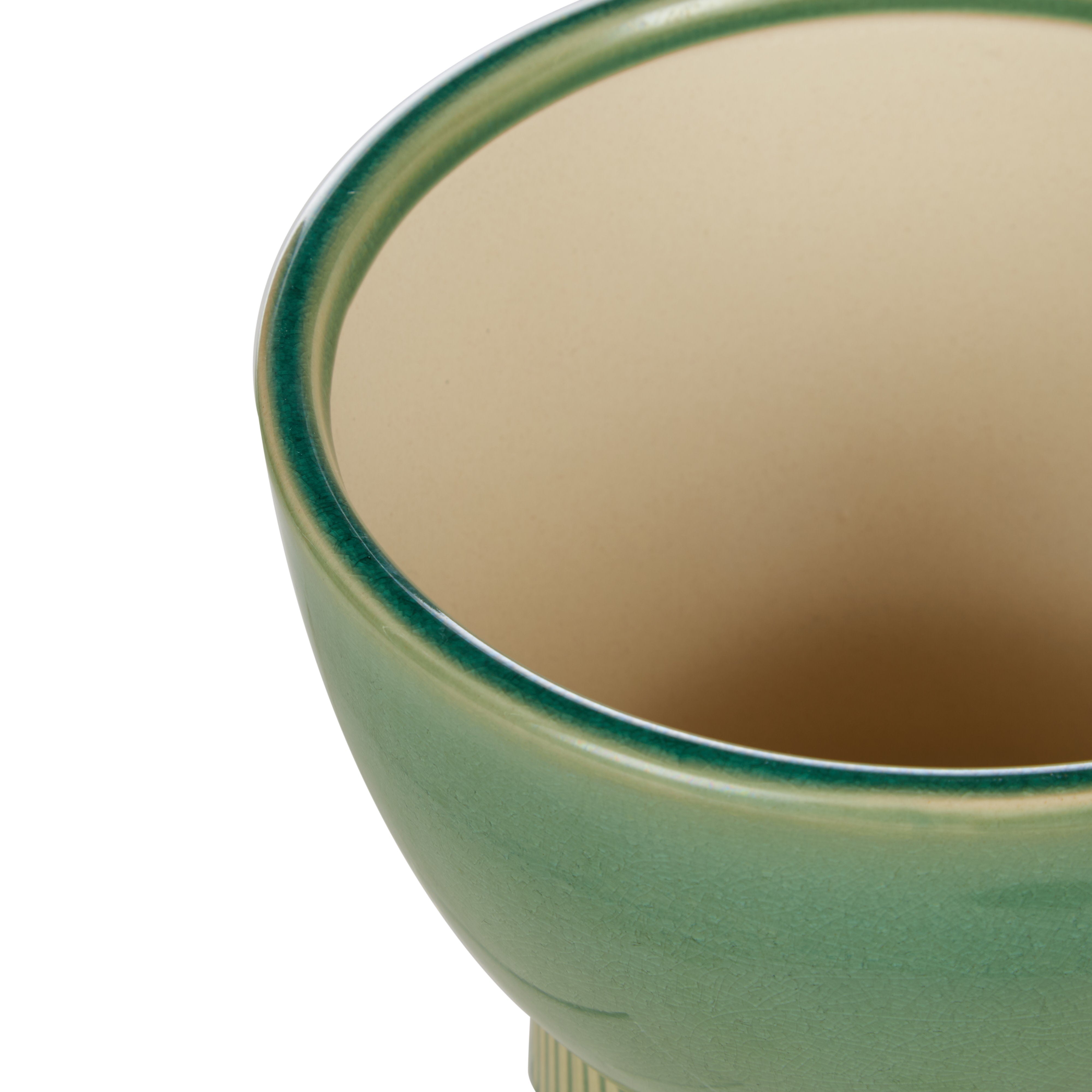 Rogue Rouen Bowl Planter Medium Green