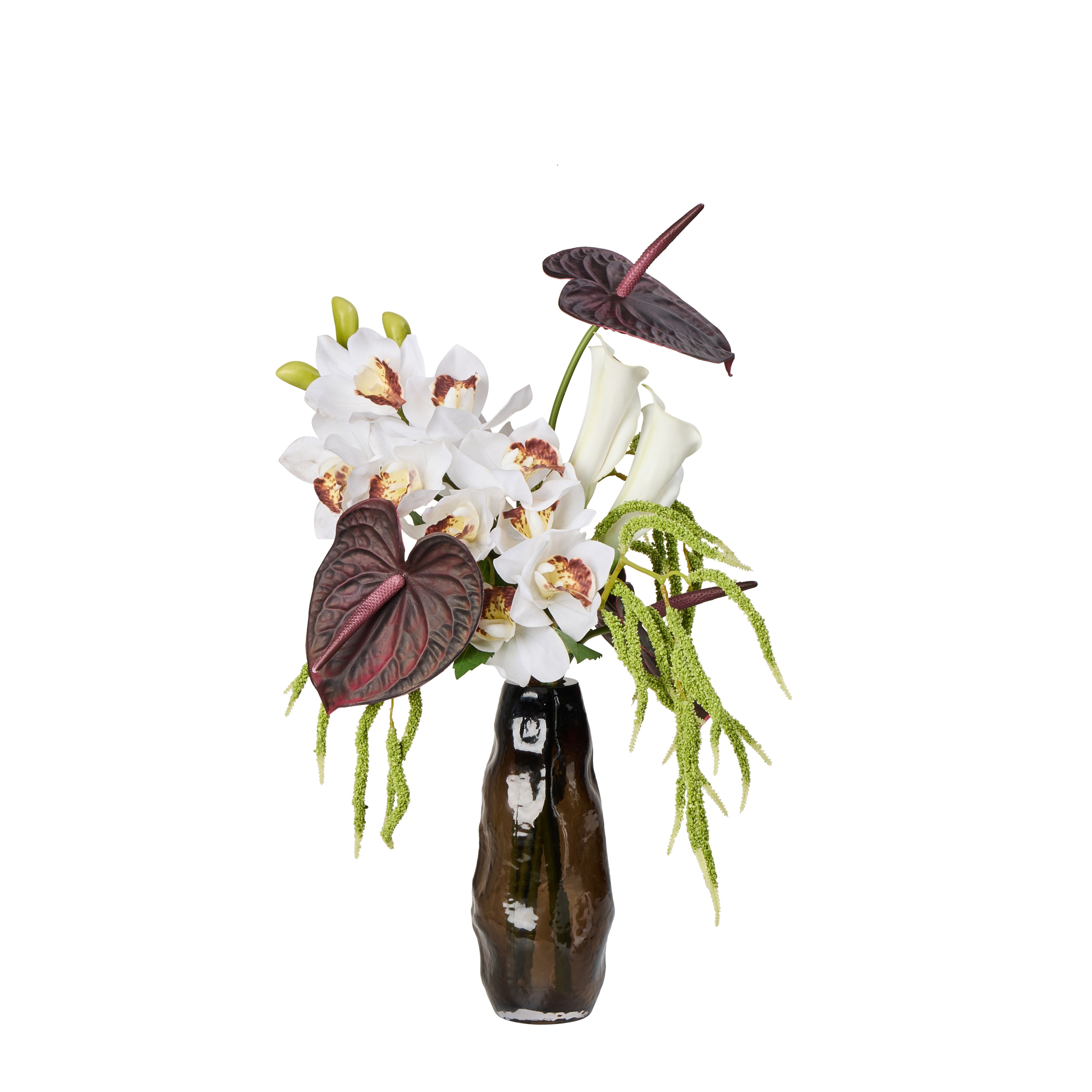 Rogue Anthurium Lily Mix Bouquet White & Purple