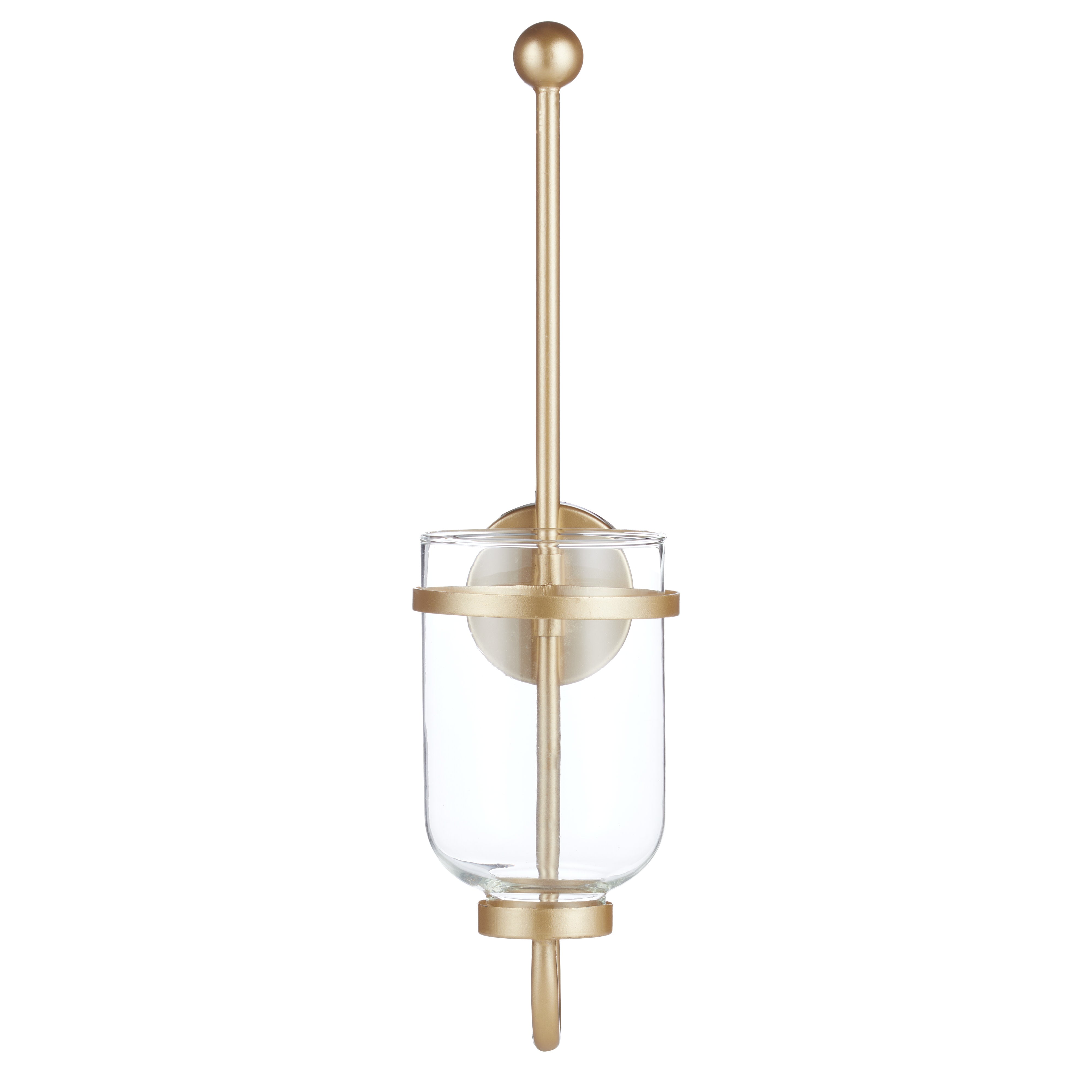 Amalfi Marin Candle Wall Sconce Gold