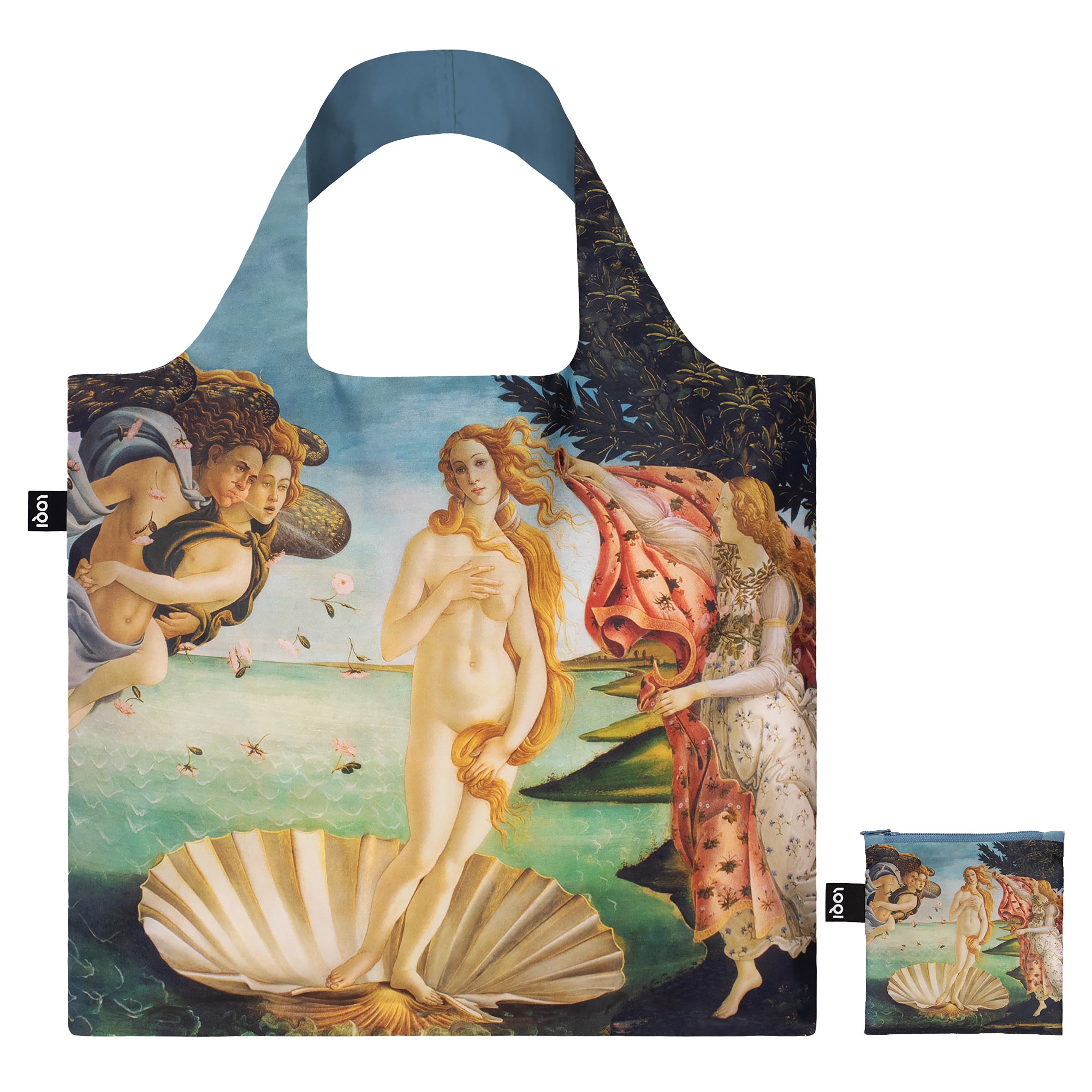LOQI Sandro Botticelli Birth of Venus Tote Bag