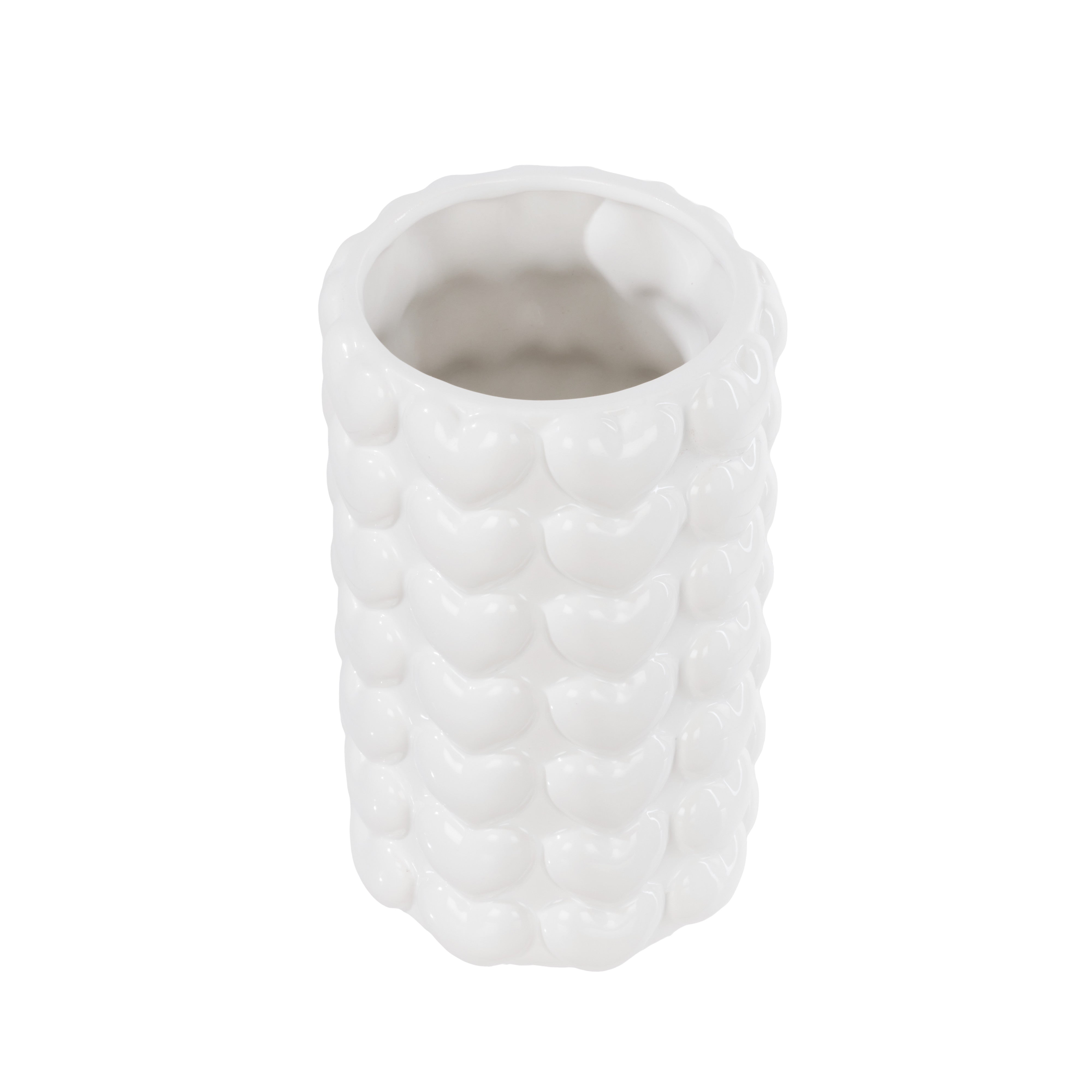 Emporium Sweetheart Vase Medium White