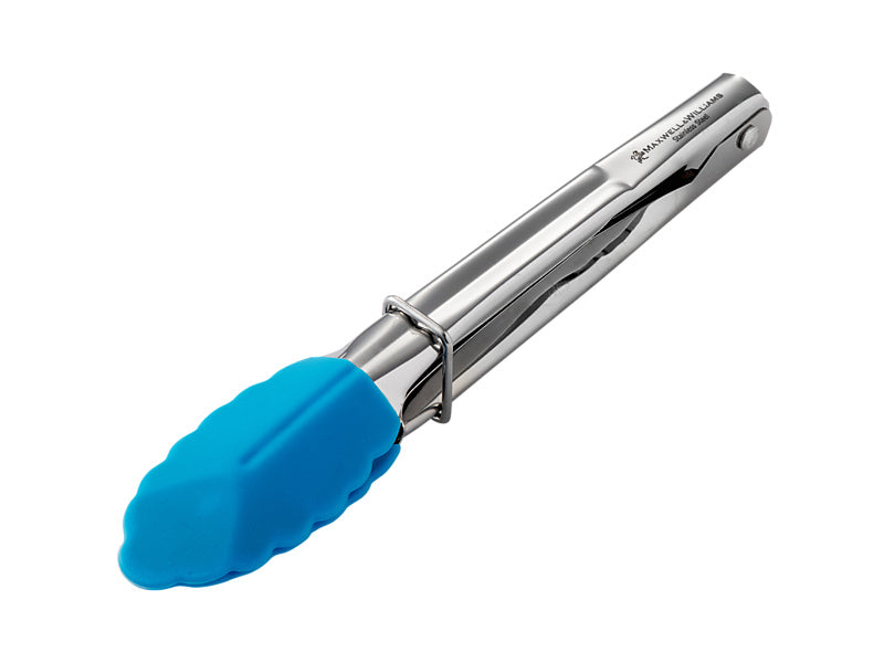 Maxwell & Williams Grabbers Mini Tongs Silicone Sky 18cm